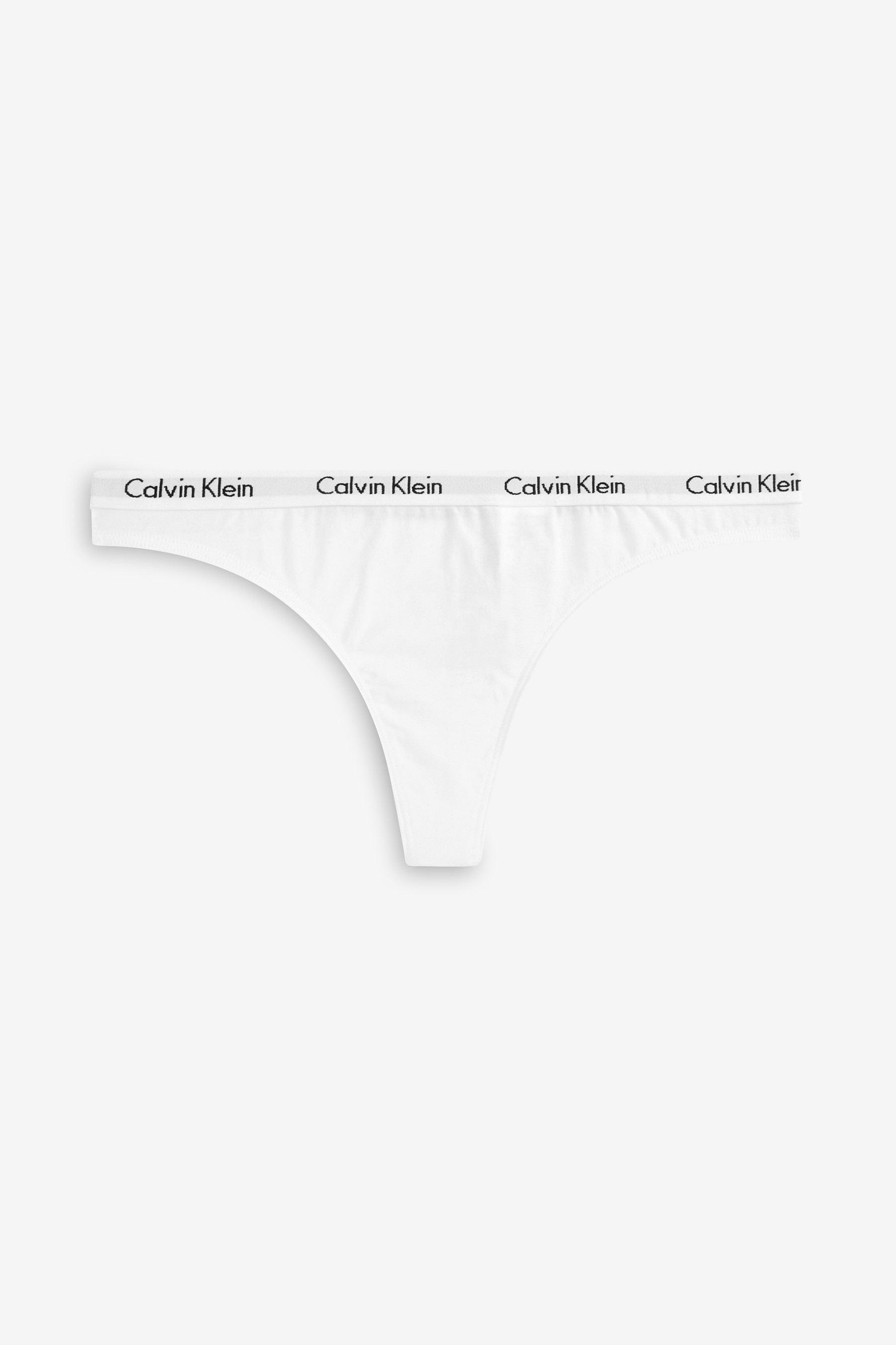 طقم ثلاثة ثونج أسود من Calvin Klein