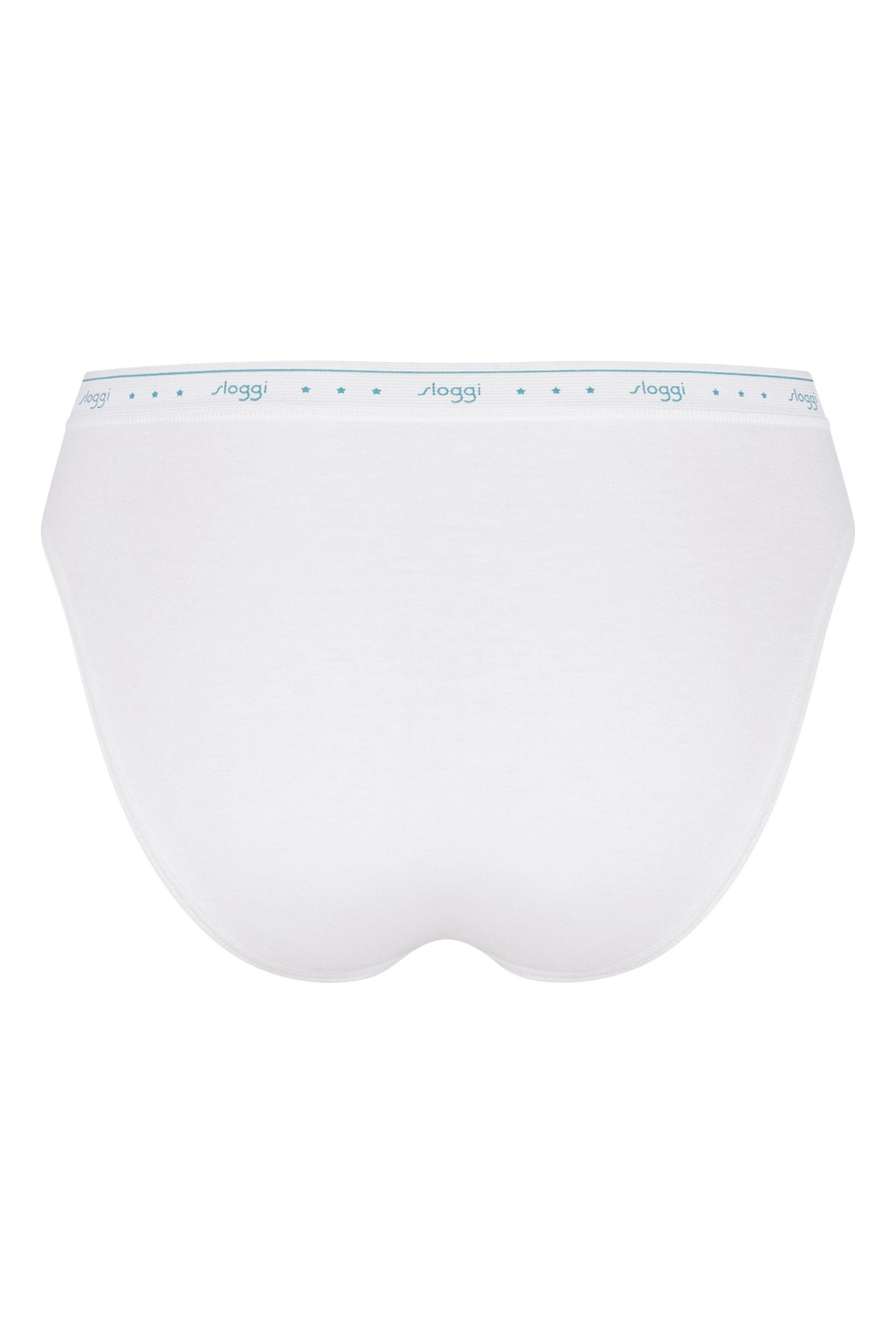 Sloggi White 24/7 100 Tai Briefs Three Pack