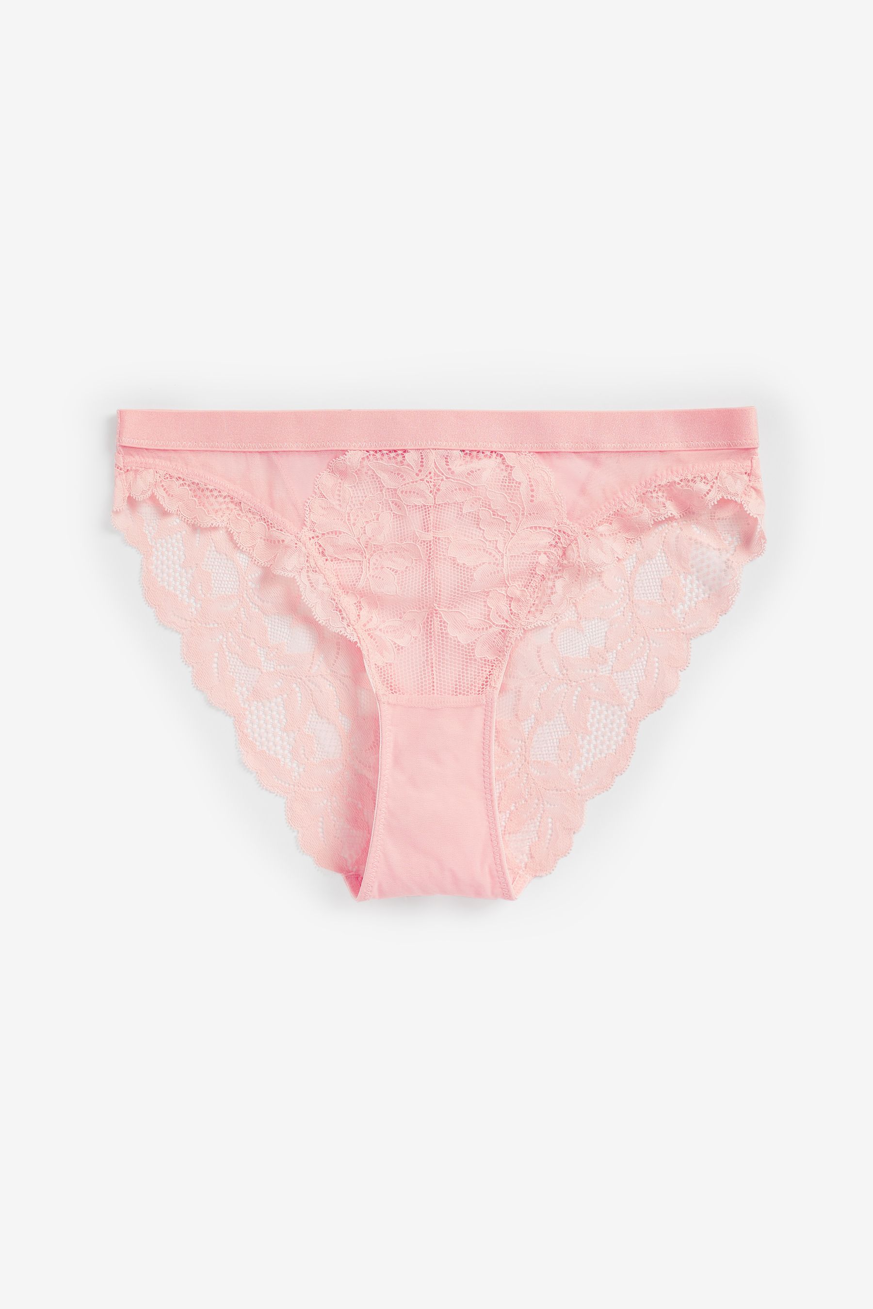 Lace Knickers 2 Pack High Leg