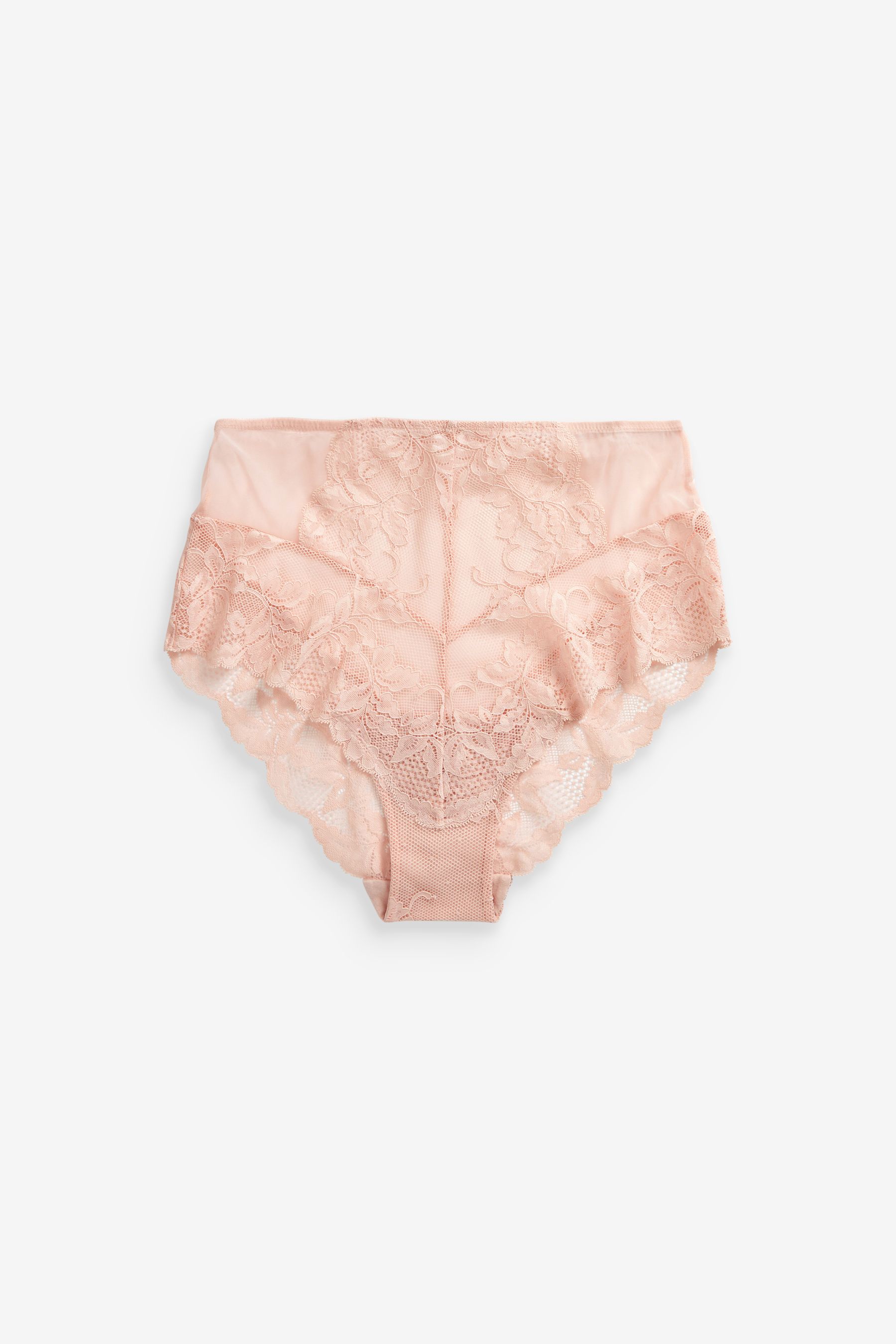 Lace Knickers 2 Pack High Rise