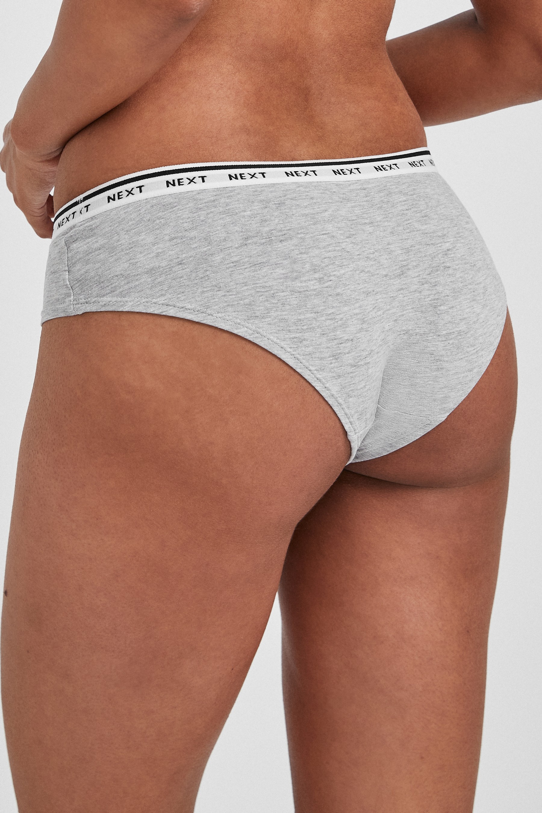 Cotton Rich Logo Knickers 7 Pack Short