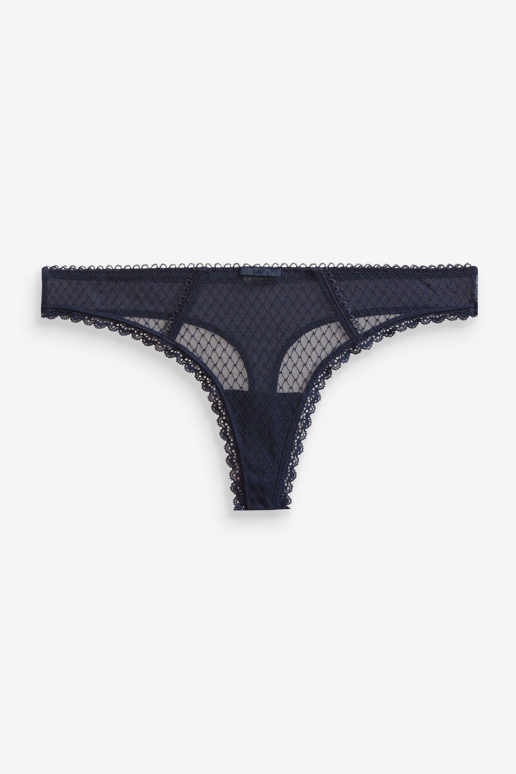 Embroidered Knickers 2 Pack Thong