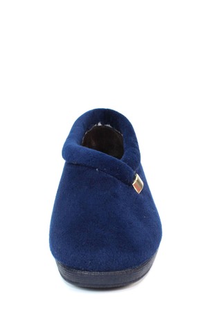 Lunar Blue Ladies Full Slippers