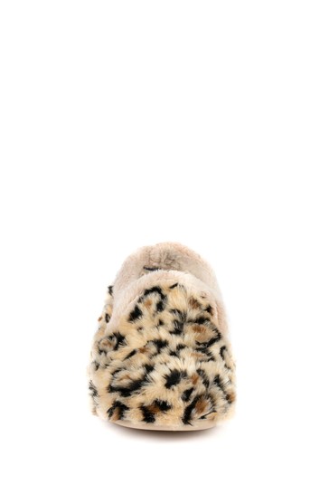 Lunar Beige Samba Ocelot Full Slippers