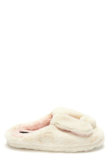 Pour Moi Faux Fur Bunny Mule Slipper