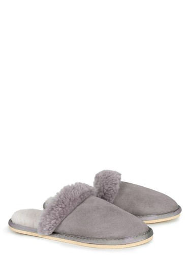 Celtic & Co Grey Ladies' Turnback Mules