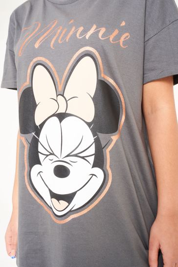 Brand Threads BCI Disney Minnie Mouse Grey Pyjamas