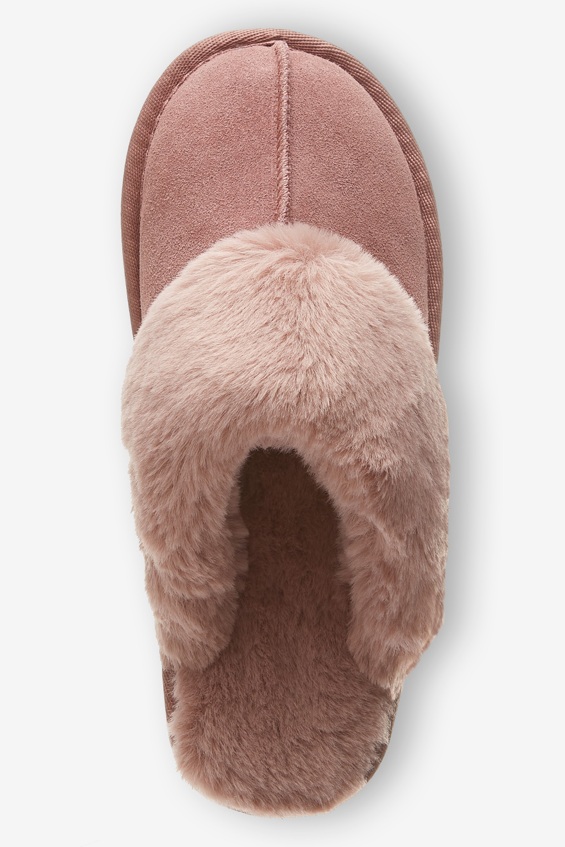 Suede Mule Slippers