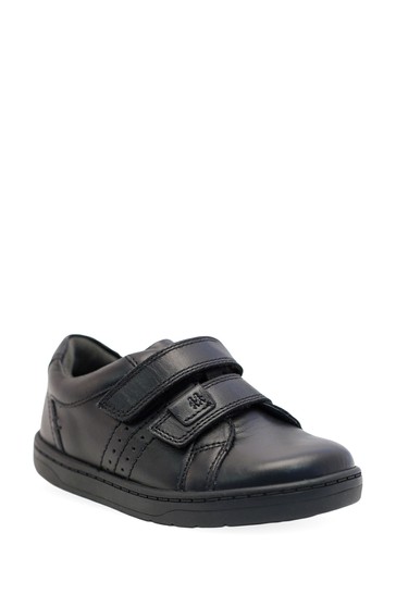 Start-Rite Explore Black Leather Junior Trainers