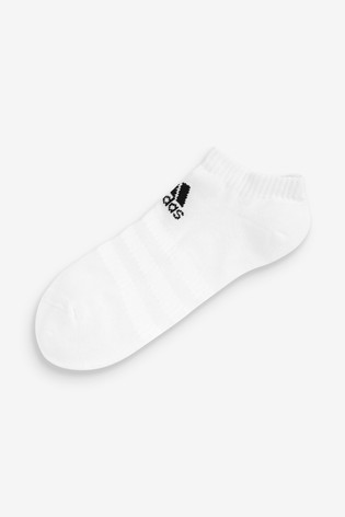 adidas Kids White Trainer Socks 3 Pack