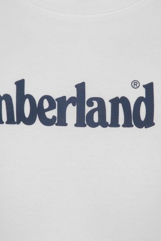 Timberland White Logo T-shirt