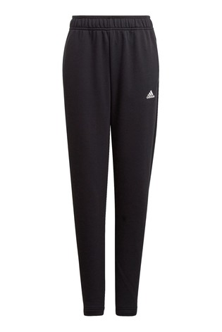 adidas Black 3 Stripe Tracksuits