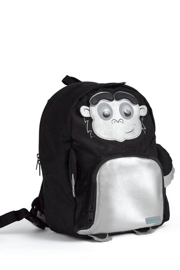 Playzeez Misty Black The Gorilla Backpack