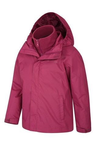 Mountain Warehouse Fell Kids 3 In 1 Water Resistant Jacket