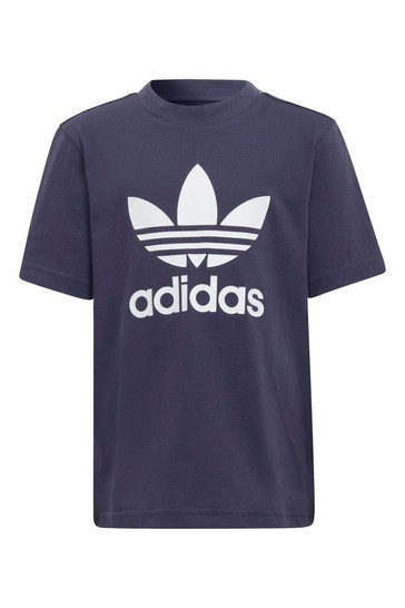 adidas Originals Little Kids Trefoil Shorts And T-Shirt Set