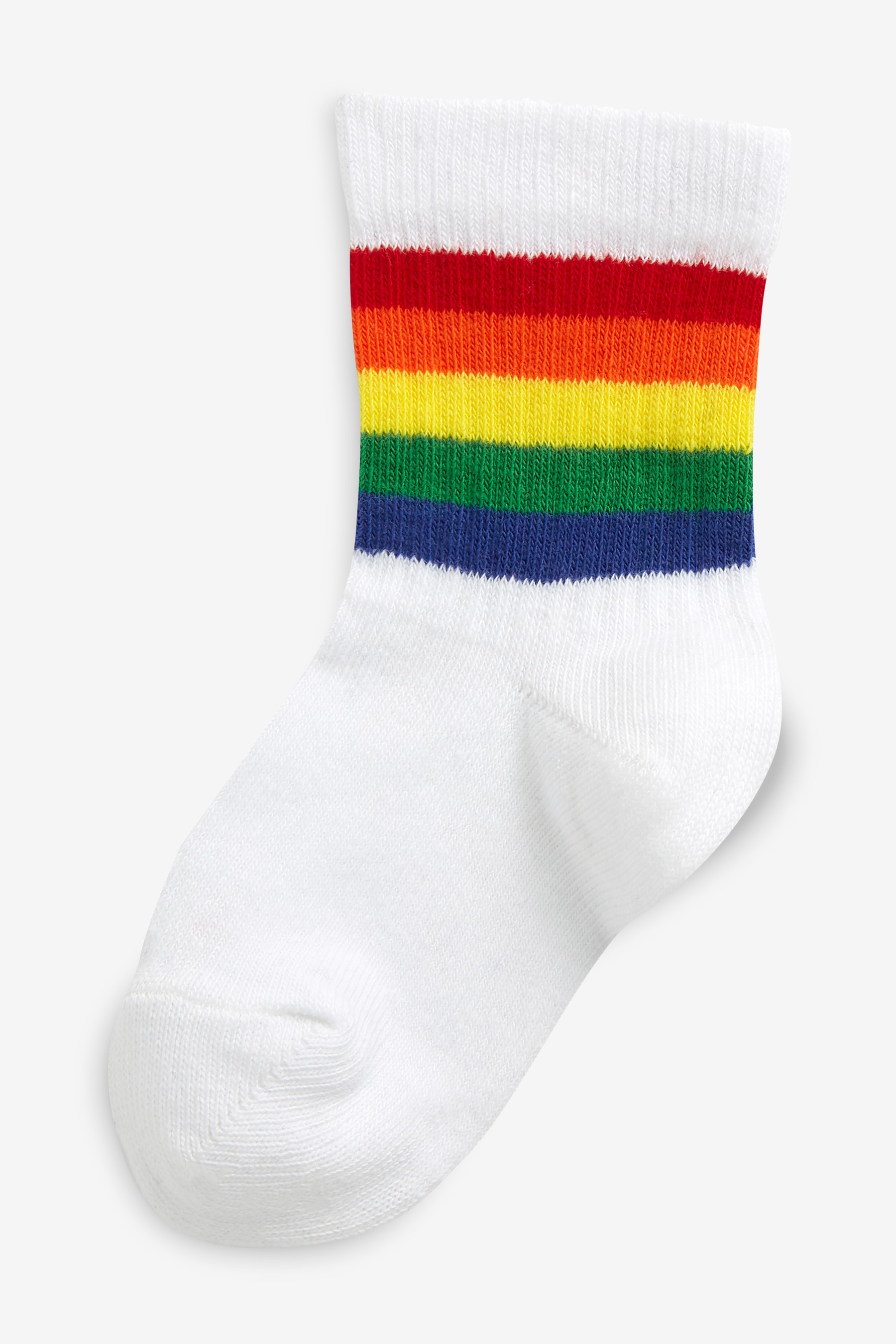 5 Pack Cotton Rich Ribbed Socks