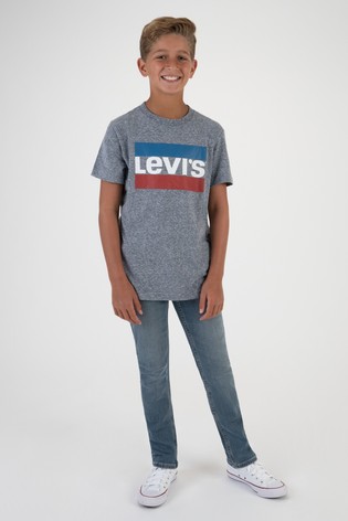 Levi's® Grey Sports Logo T-Shirt