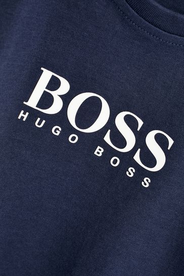 BOSS Baby Navy Logo TShirt