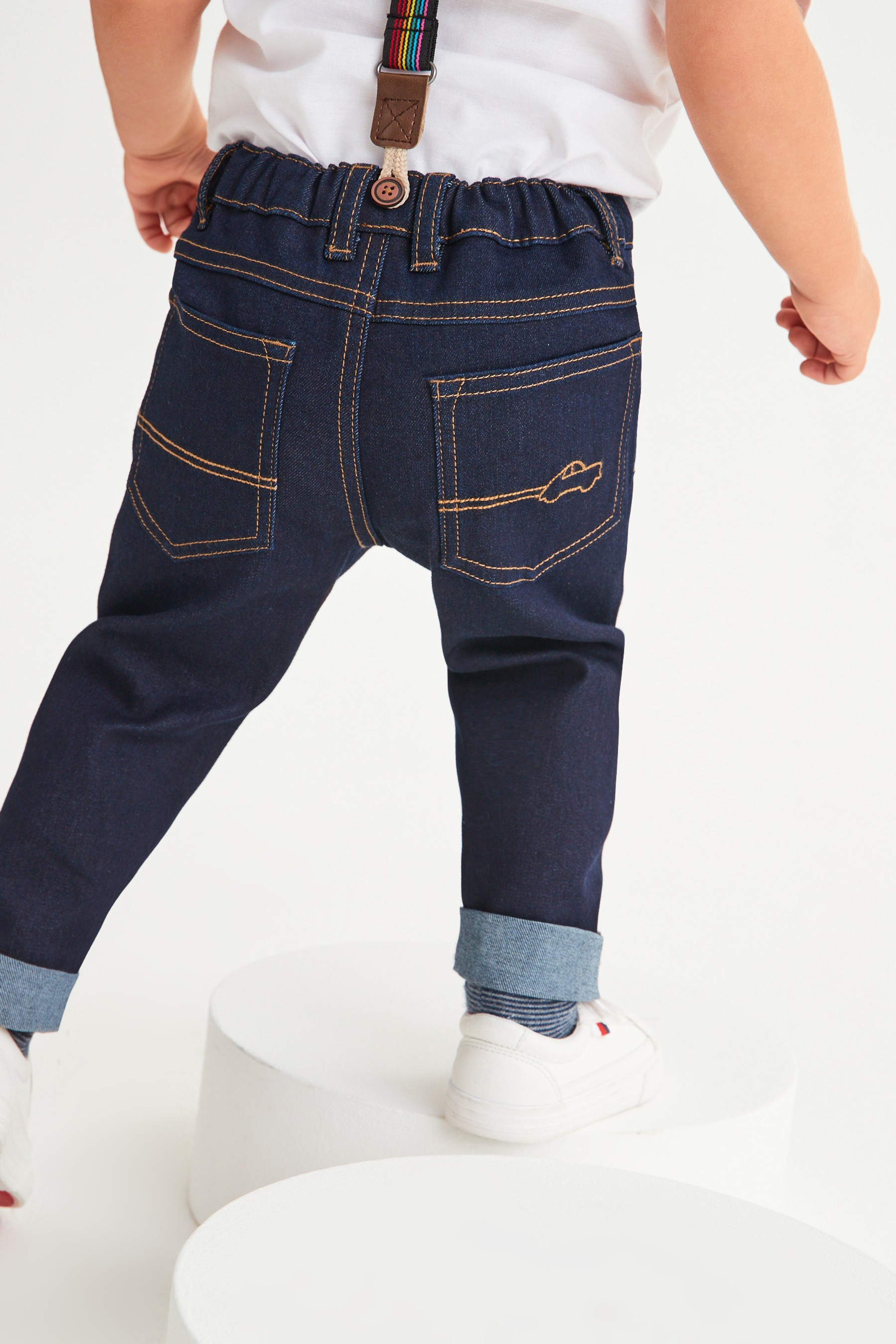 Five Pocket Jeans With Stretch (3mths-7yrs) Slim Fit