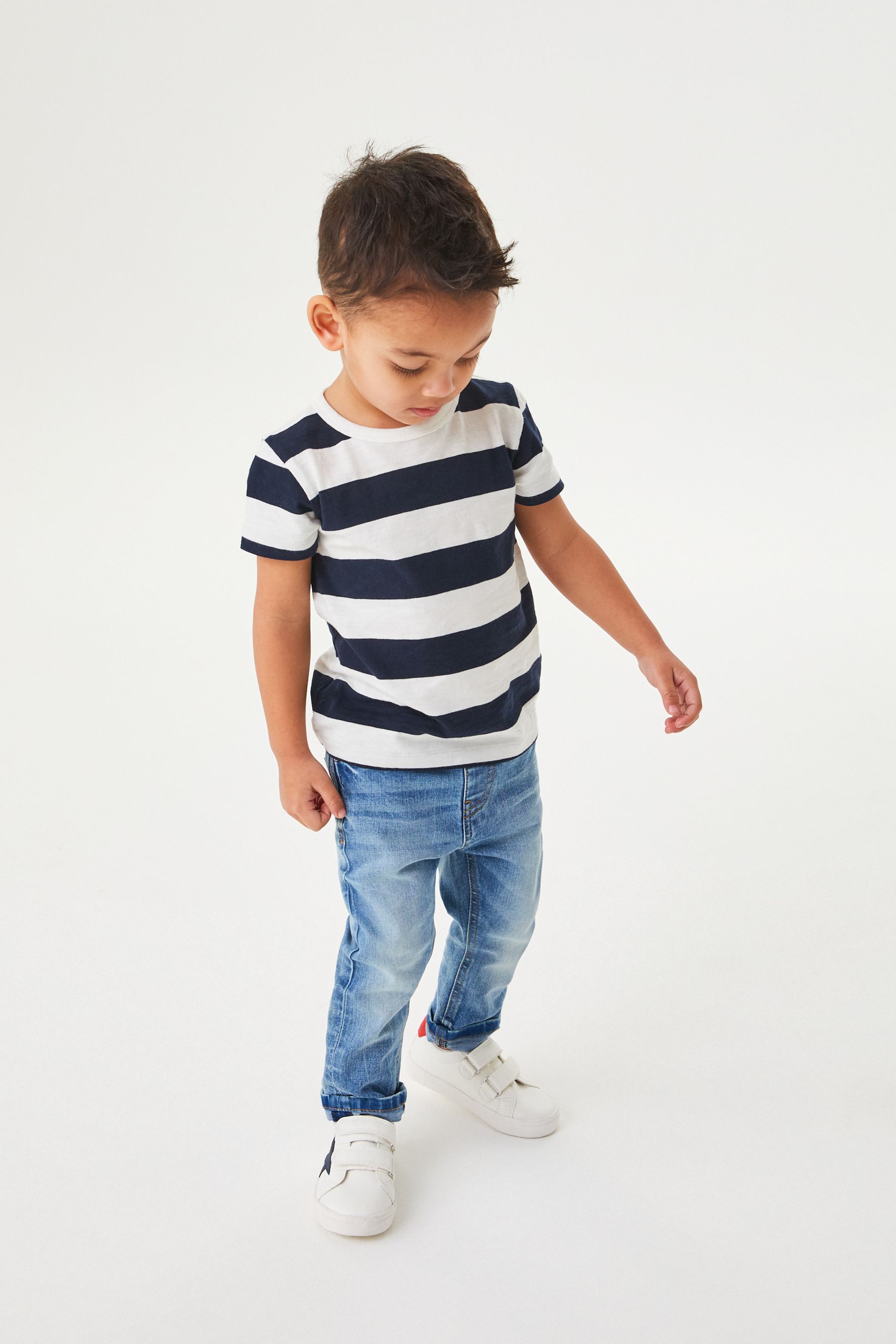 Five Pocket Jeans With Stretch (3mths-7yrs) Slim Fit