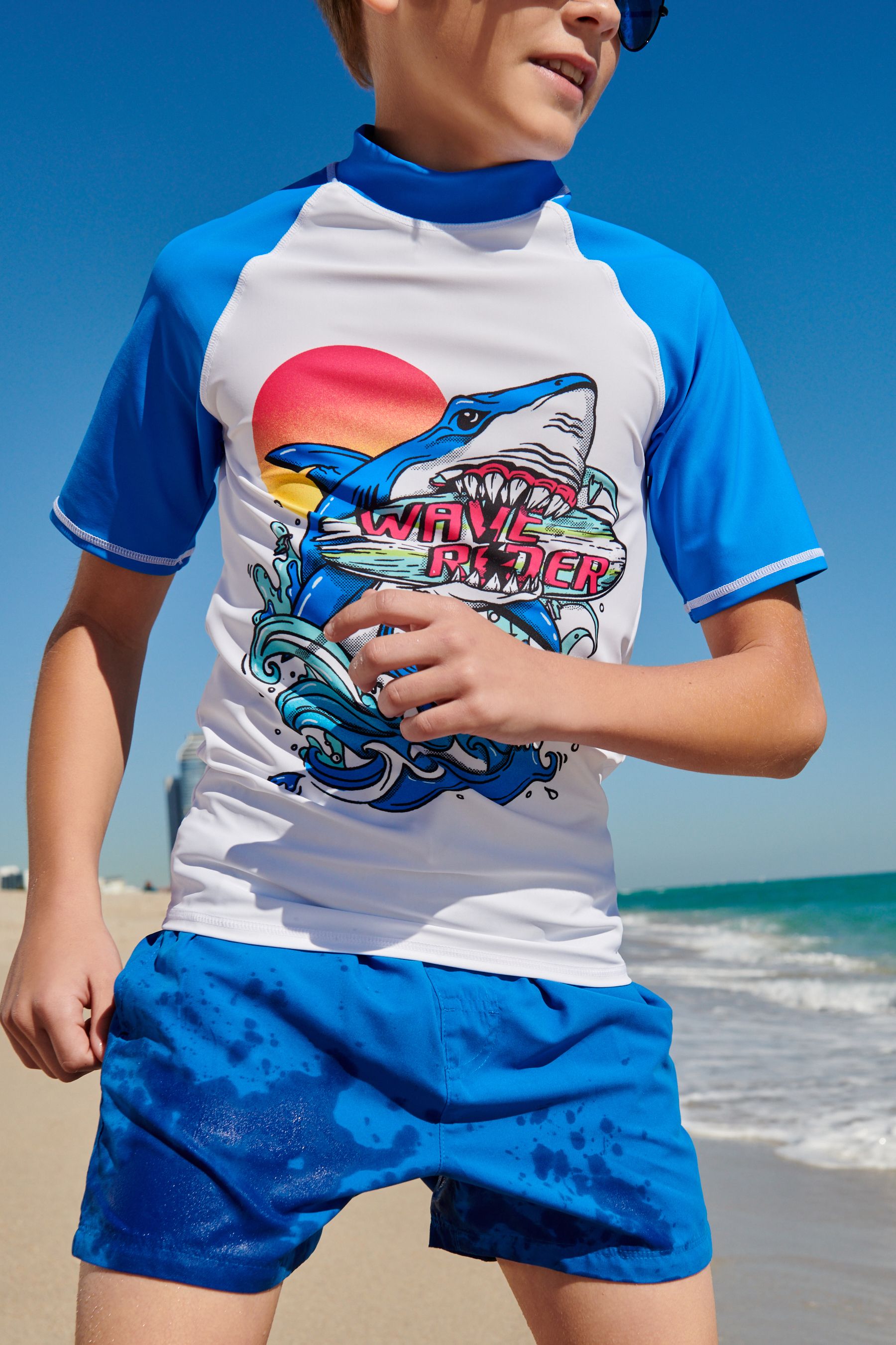 Short Sleeve Sunsafe Rash Vest (3-16yrs)