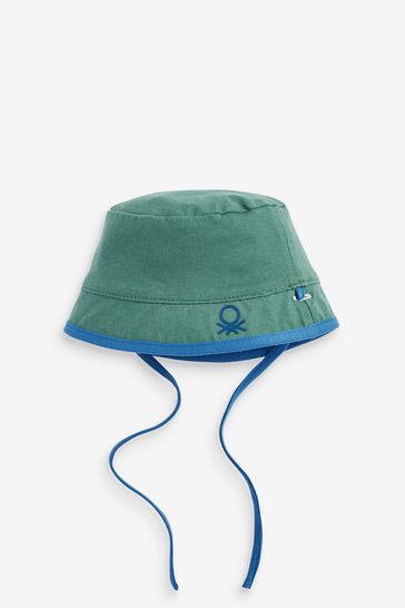 Benetton Green Reversible Bucket Hat