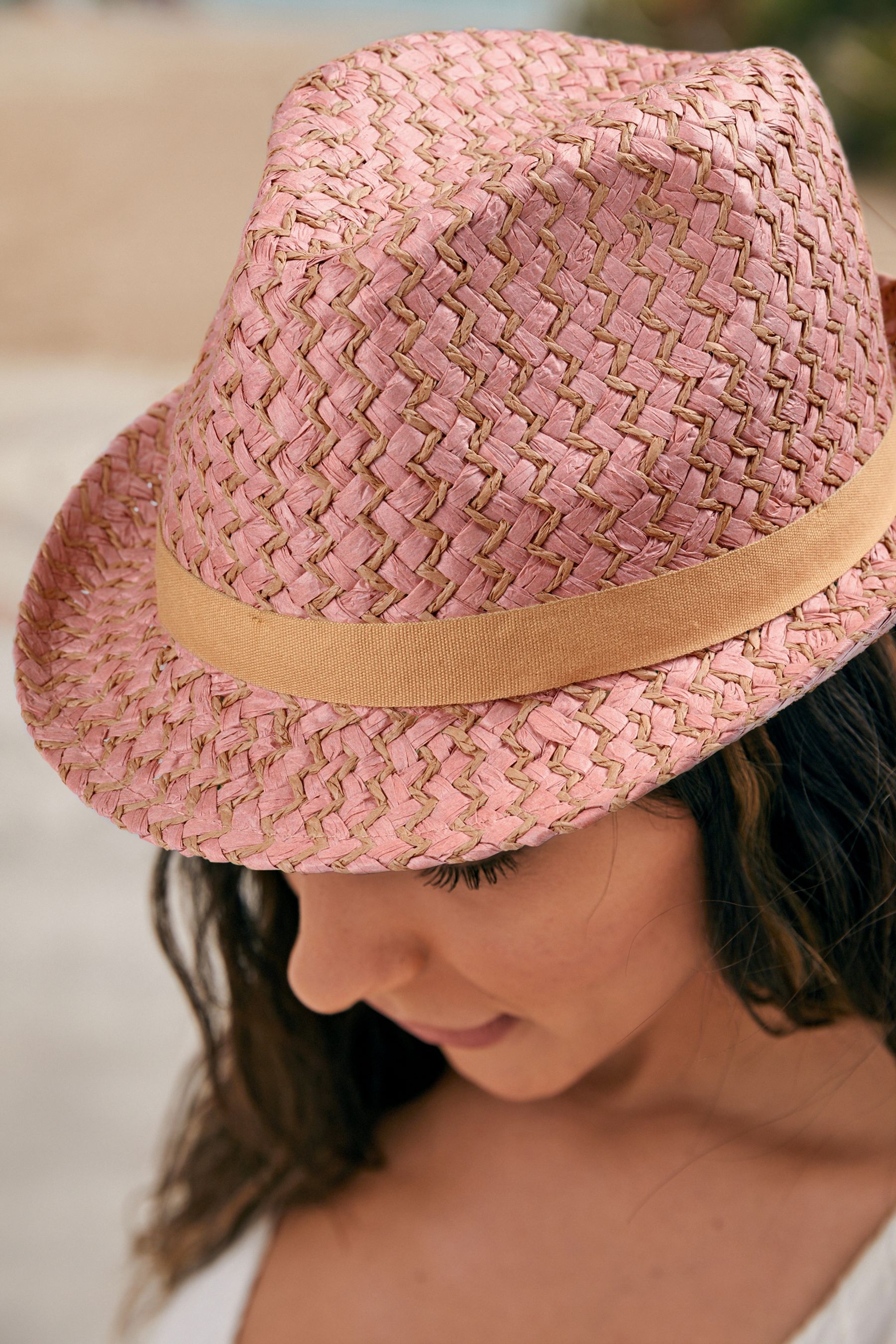 Weave Trilby Hat