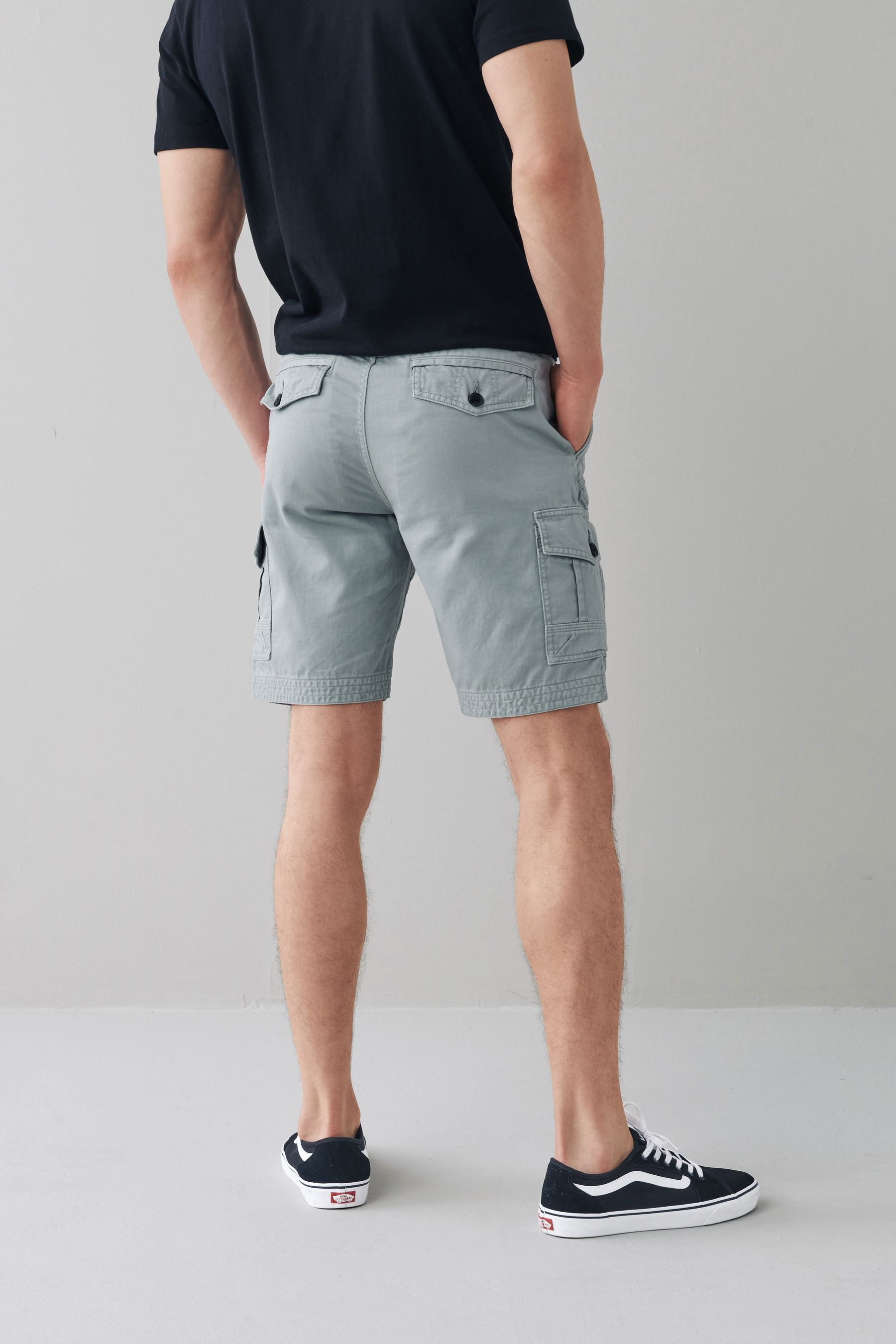 Premium Laundered Cargo Shorts Regular Length