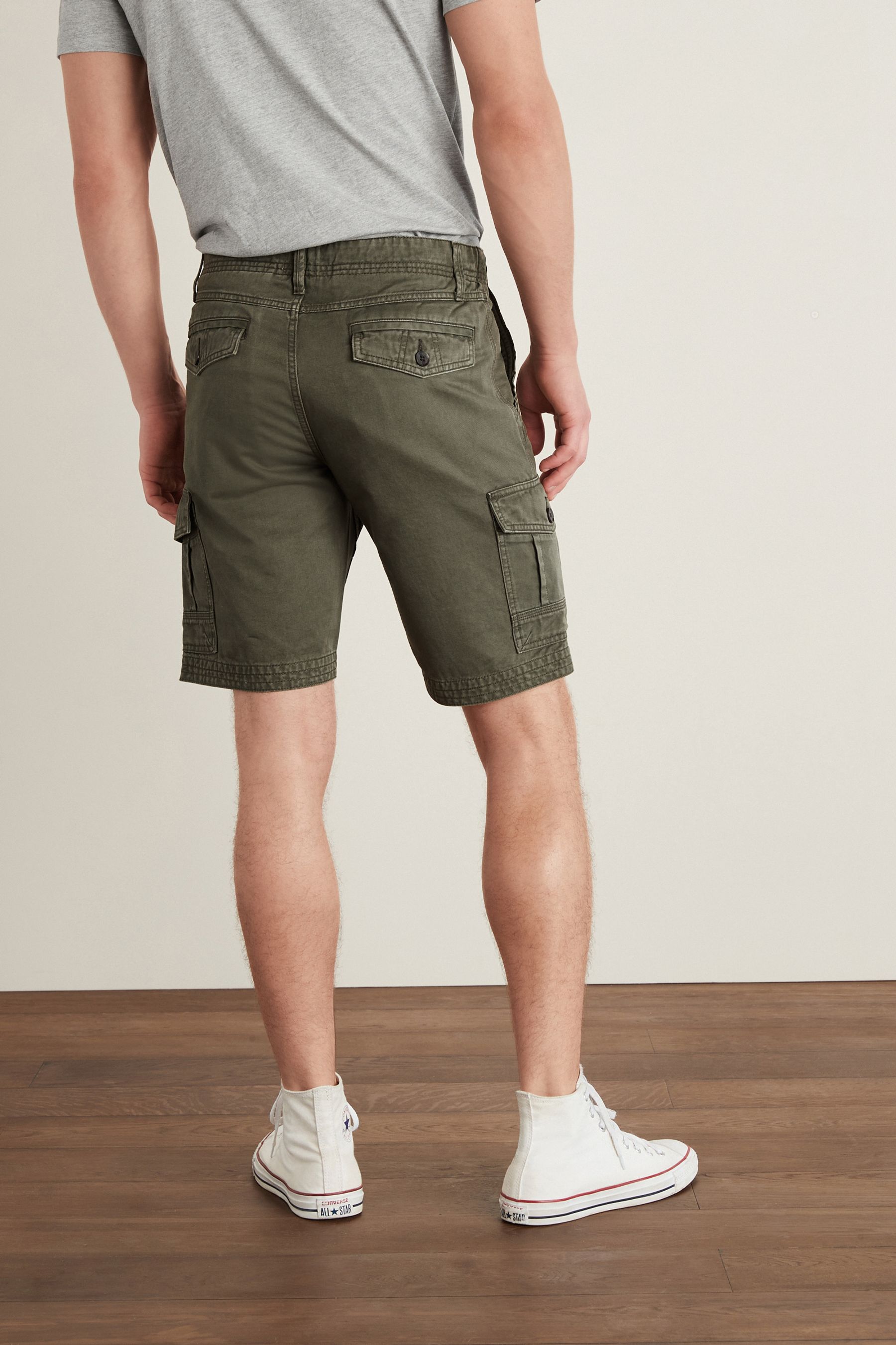 Premium Laundered Cargo Shorts Regular Length