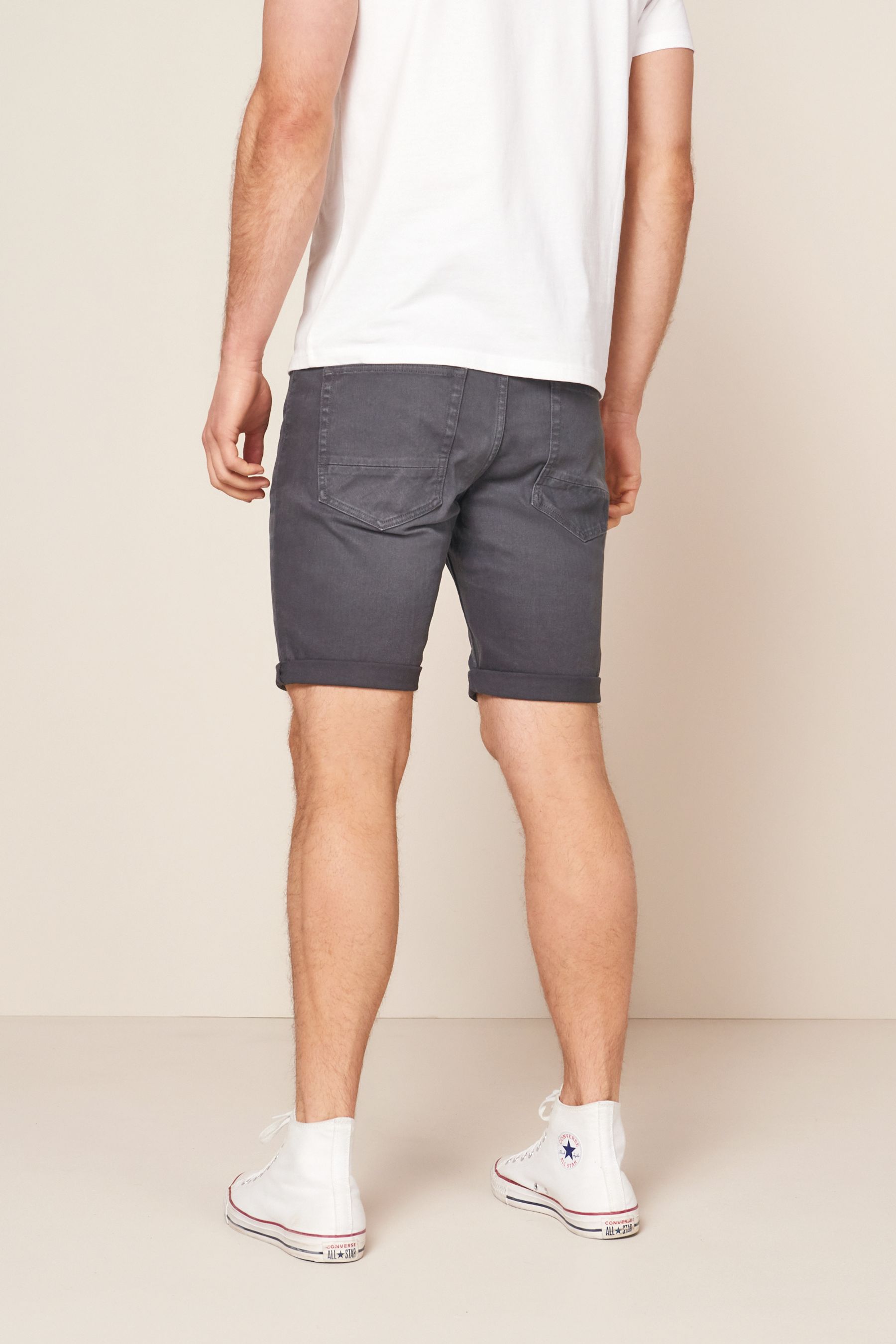 Denim Shorts Slim Fit