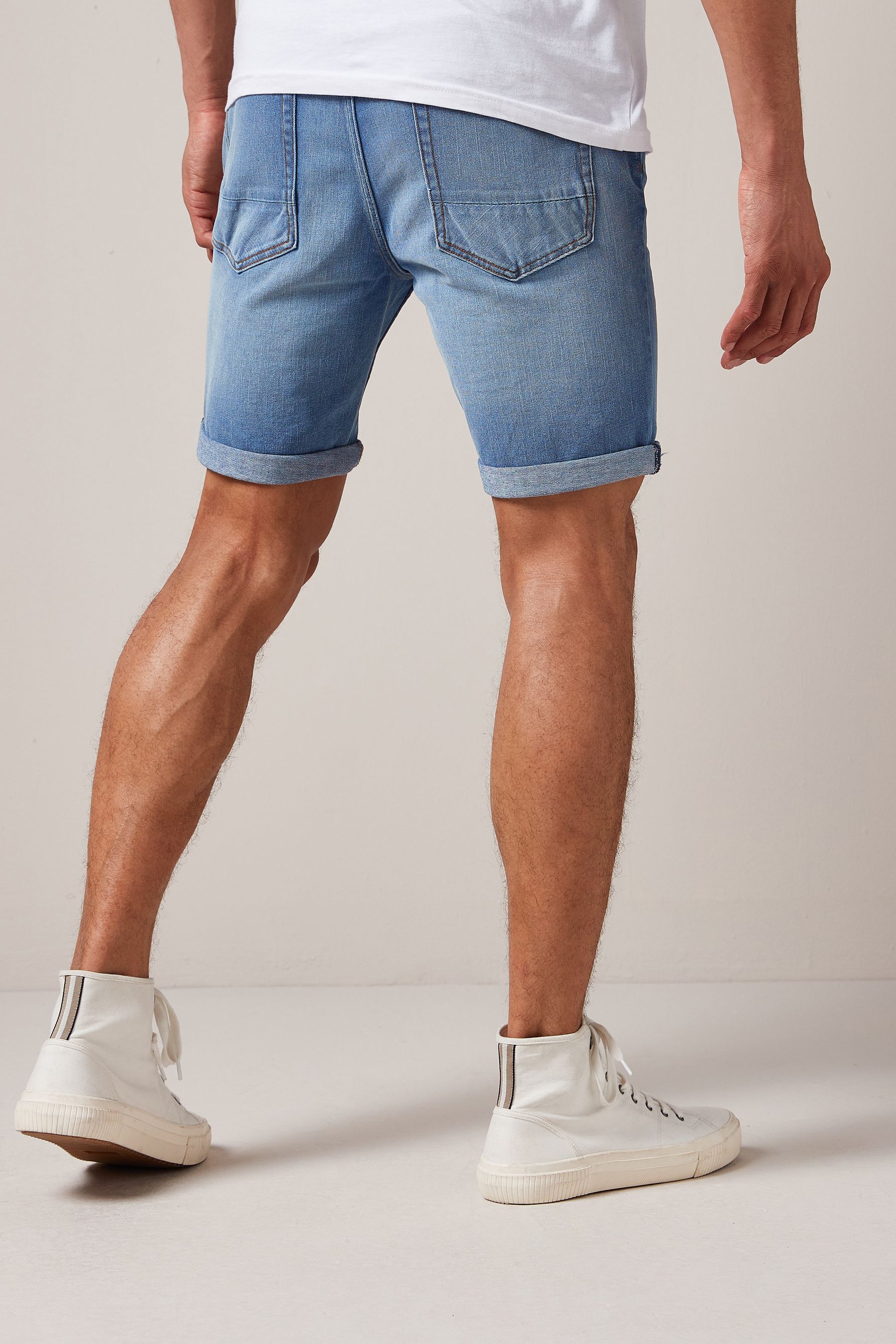 Denim Shorts Slim Fit