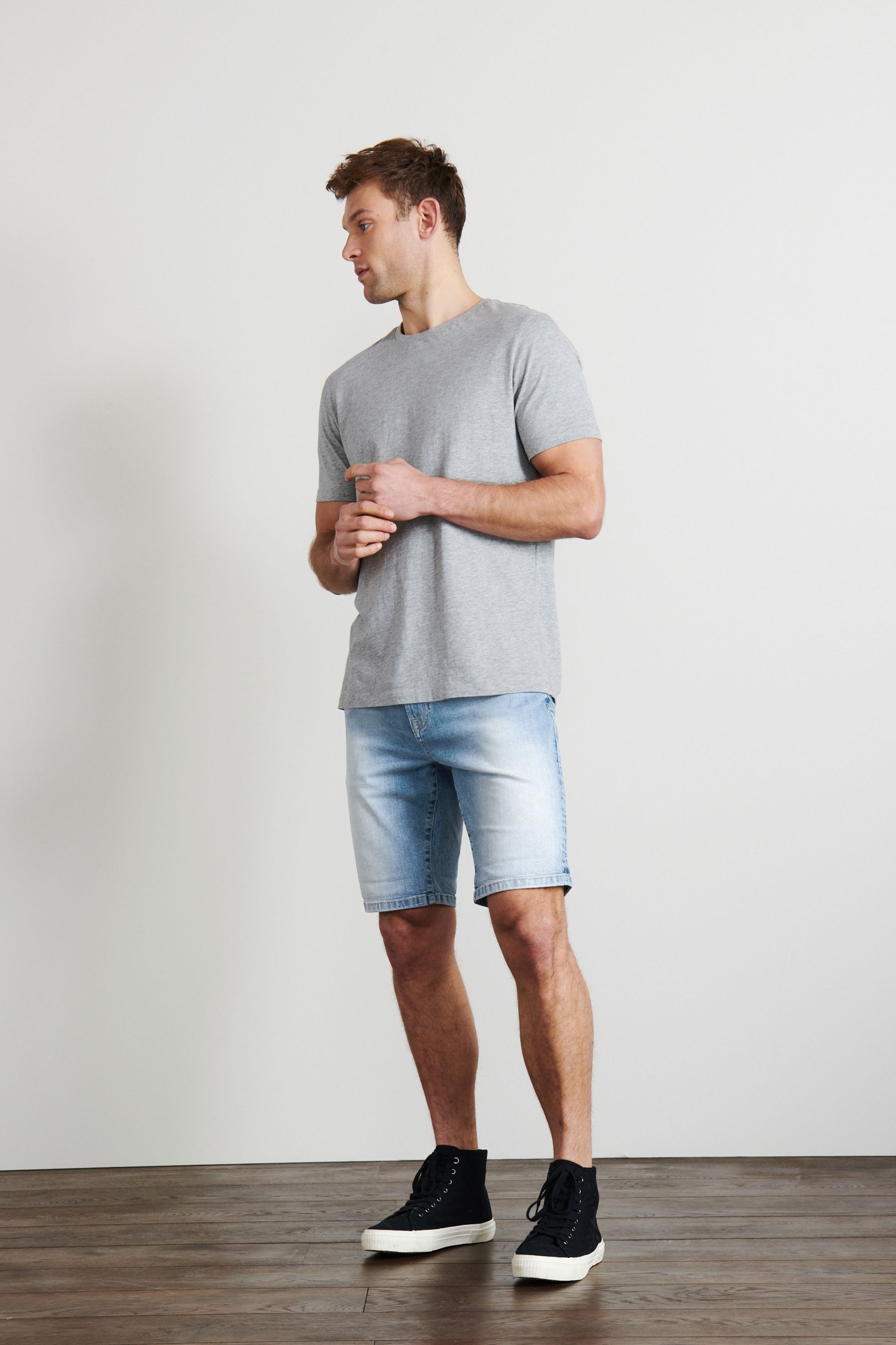 Denim Shorts Slim Fit