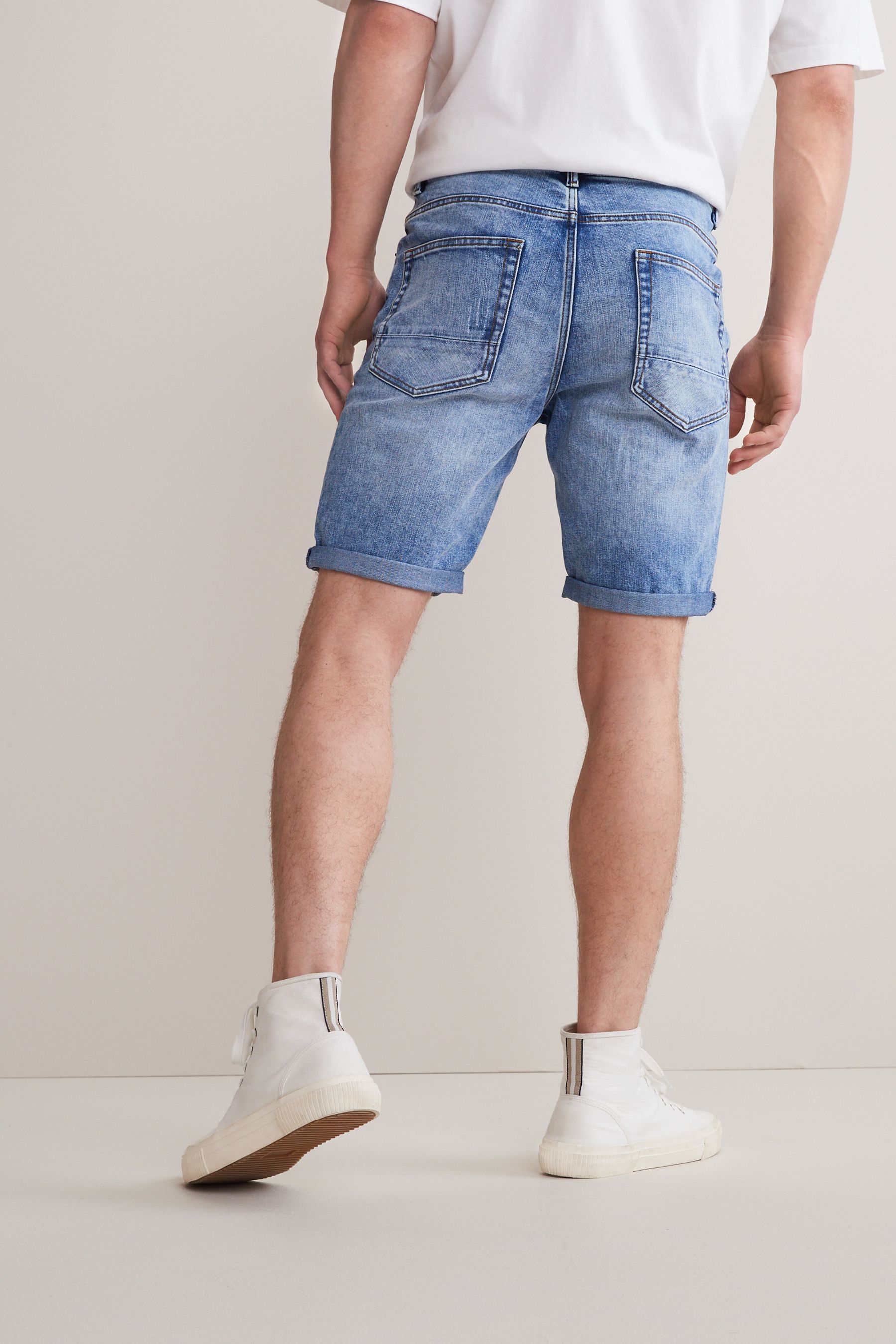 Denim Shorts Slim Fit