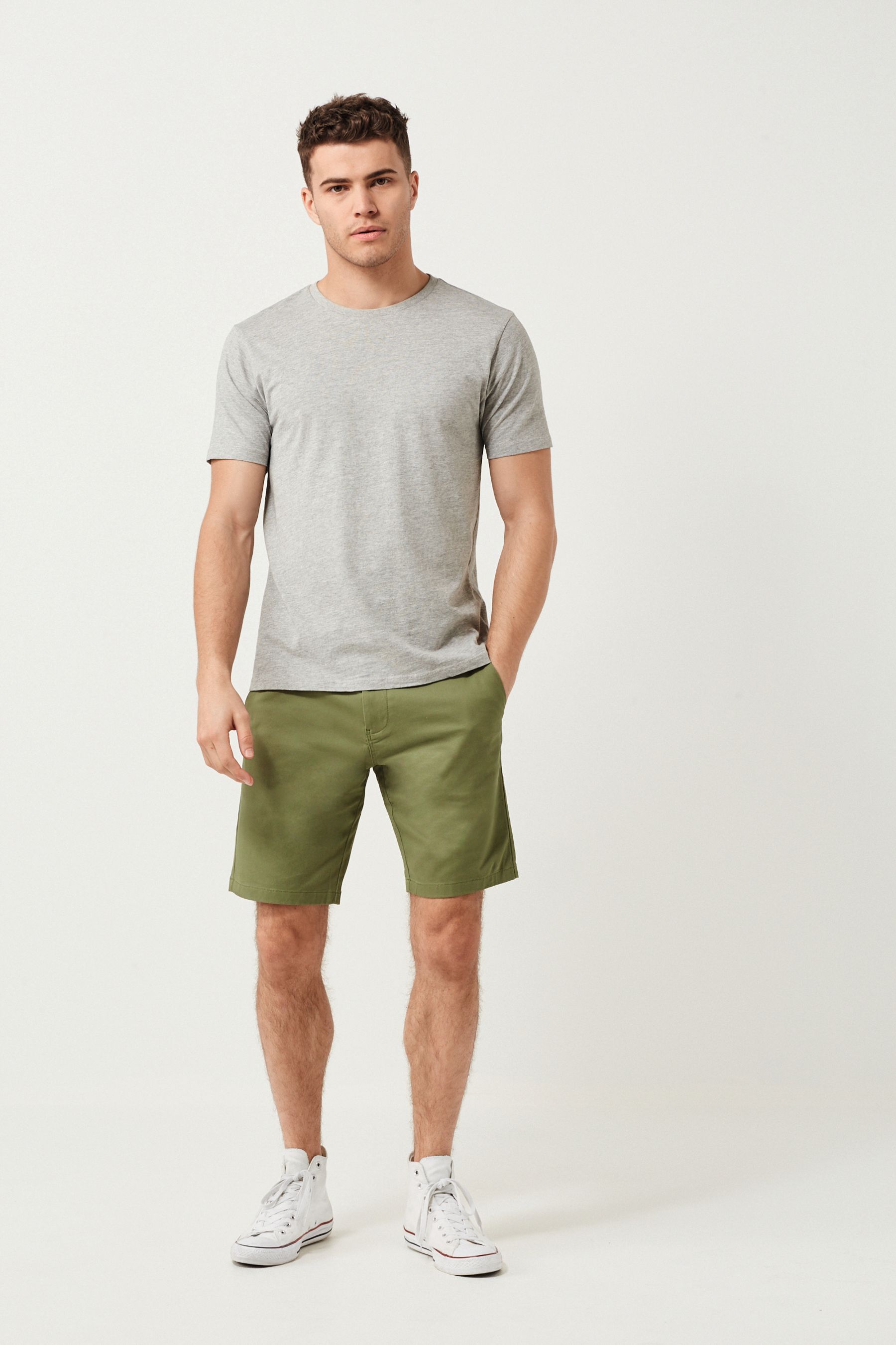 Stretch Chino Shorts Straight Fit