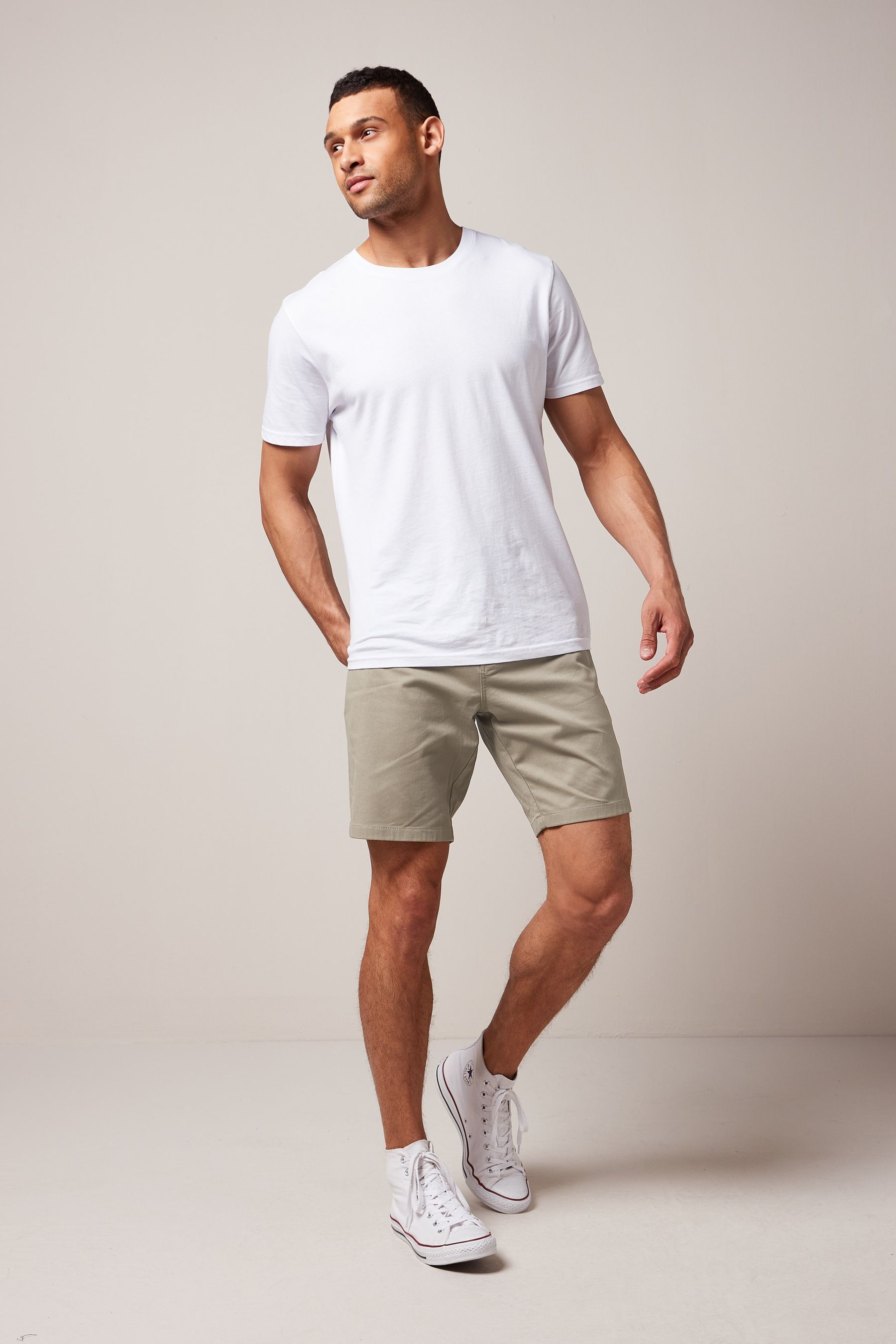 Stretch Chino Shorts Straight Fit