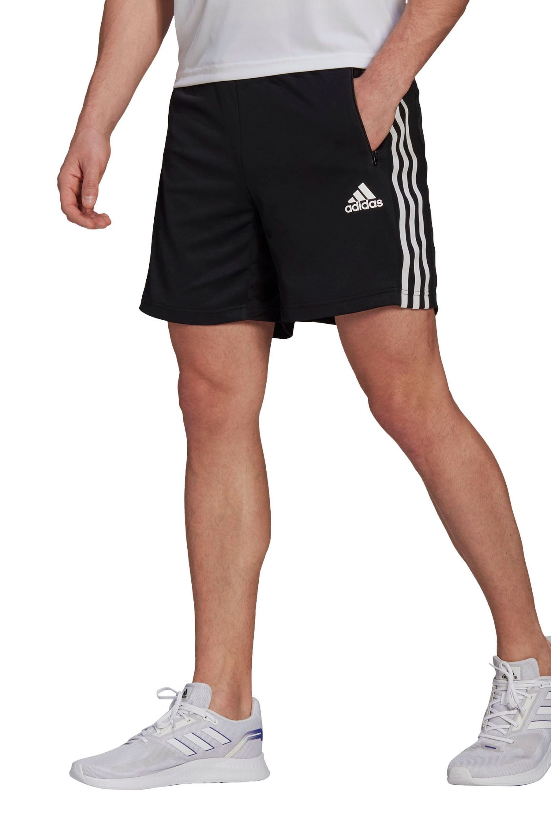 adidas D2M 3 Stripe Shorts