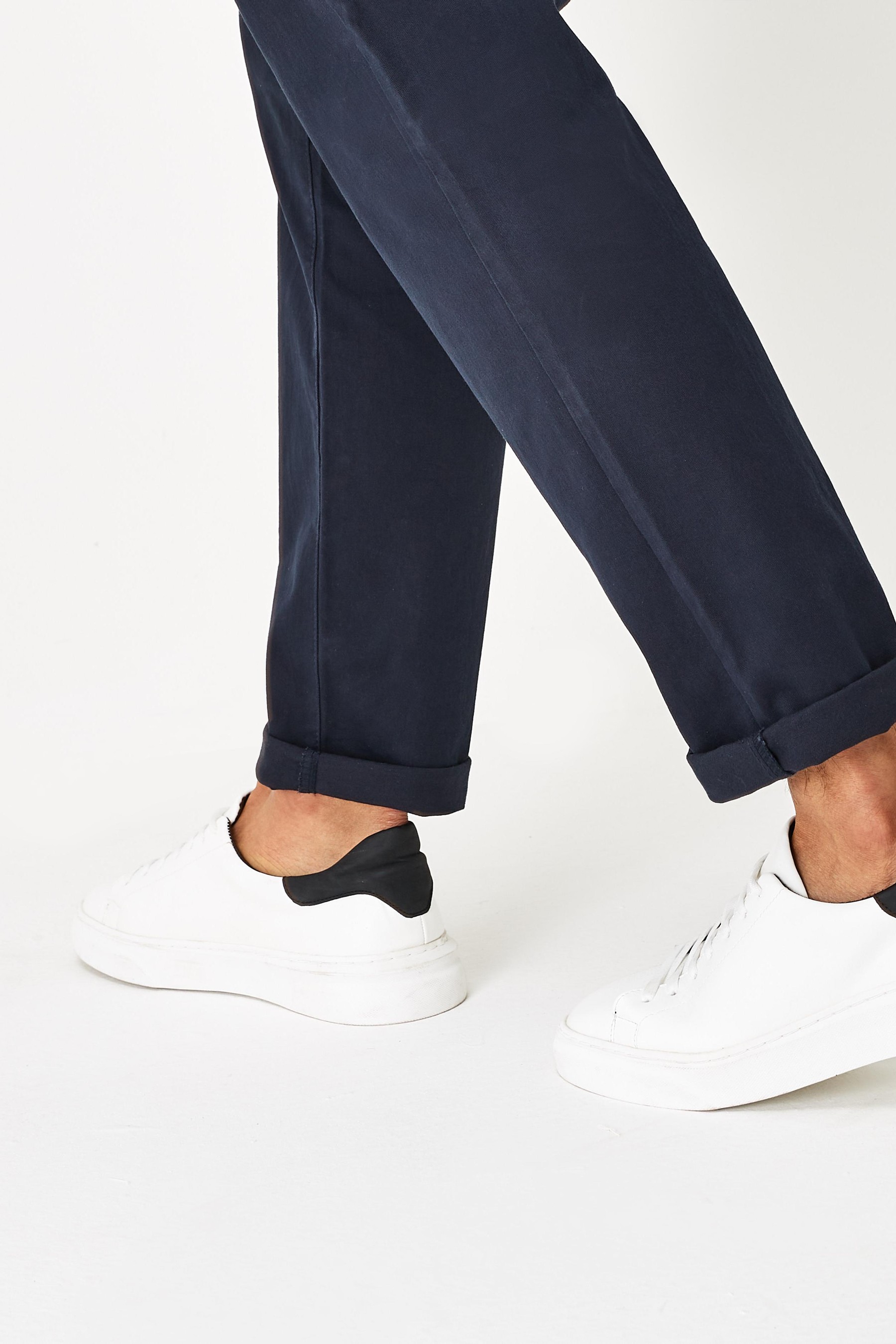 Stretch Chino Trousers Straight Fit