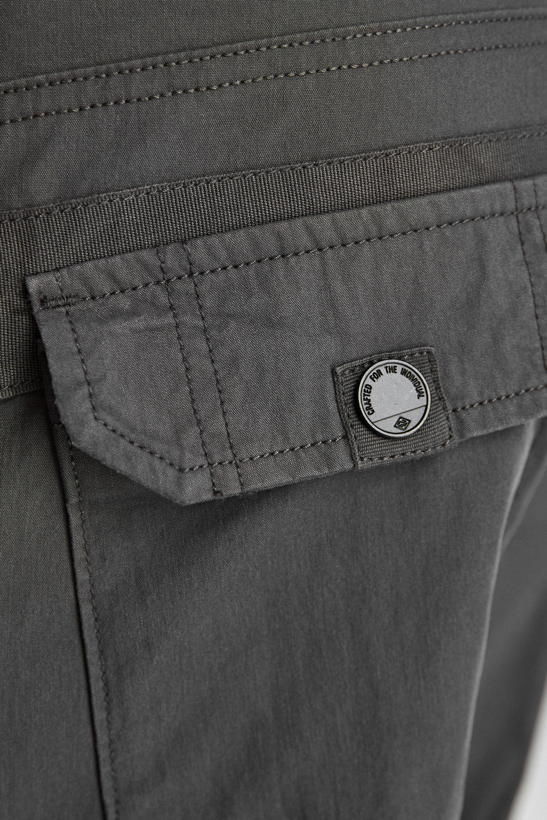 Belted Tech Cargo Trousers