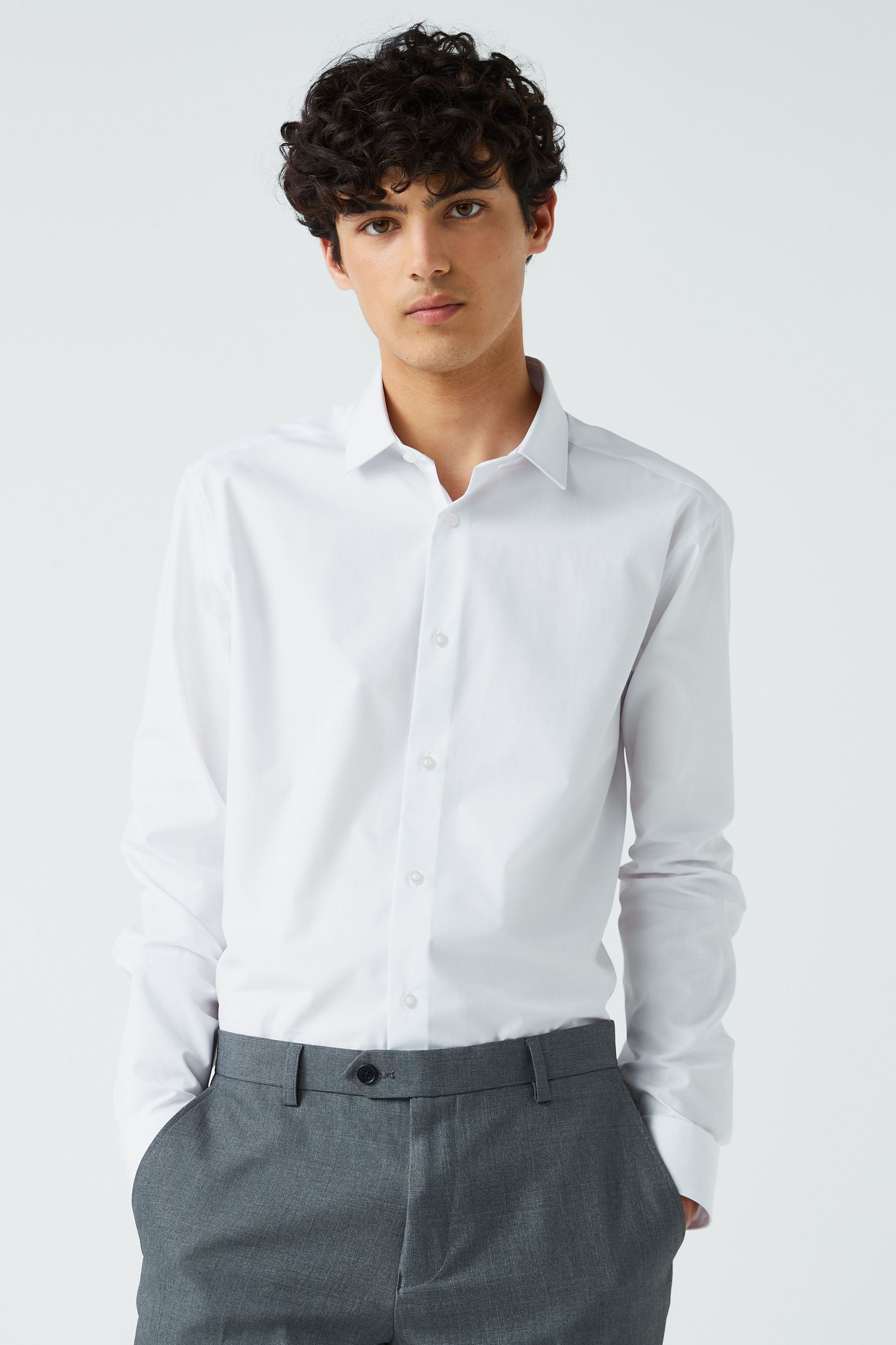 Easy Care Shirt Slim Fit Single Cuff