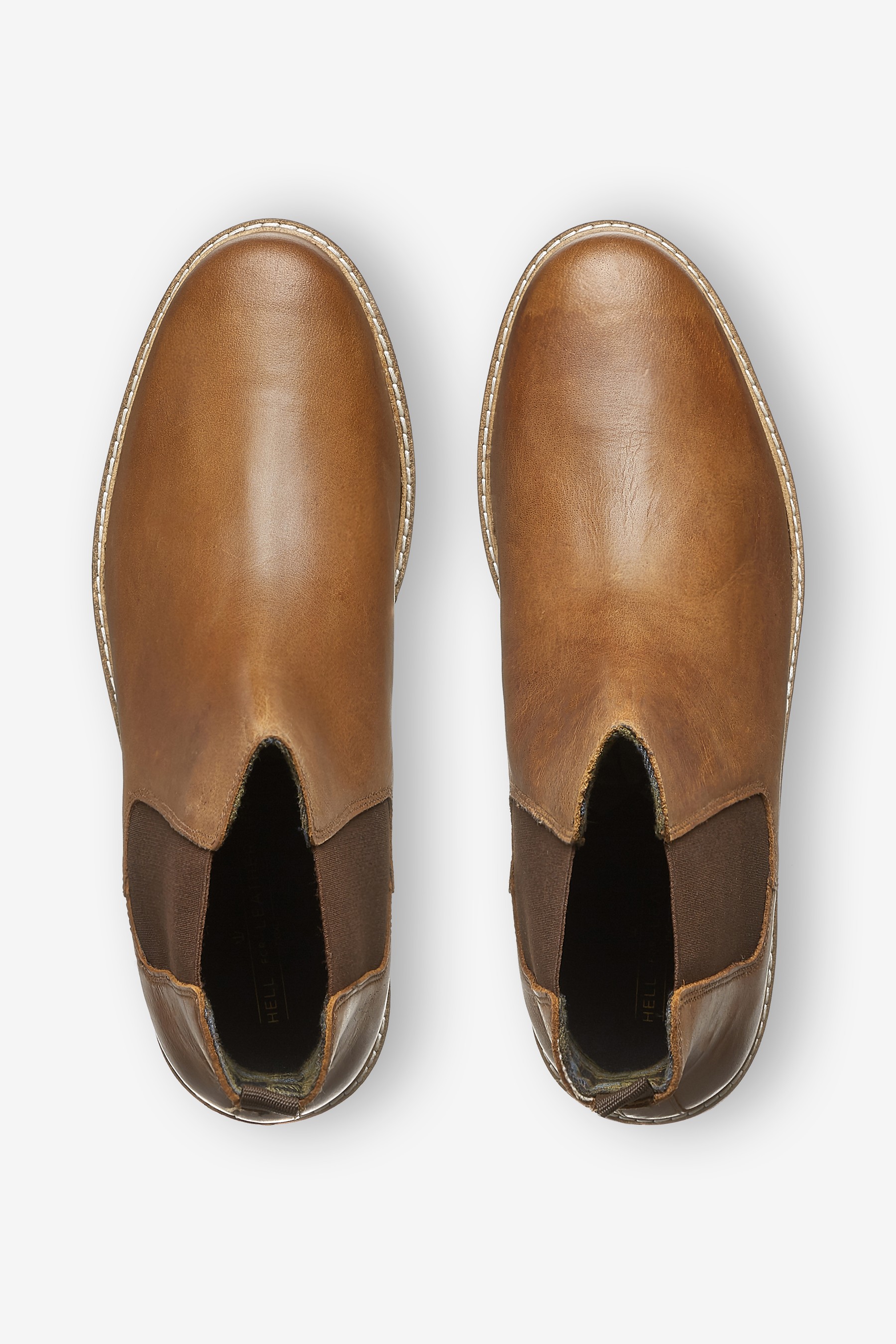 Waxy Finish Chelsea Boots