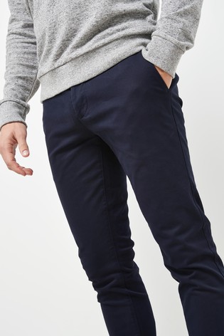 Stretch Chino Trousers Skinny Fit