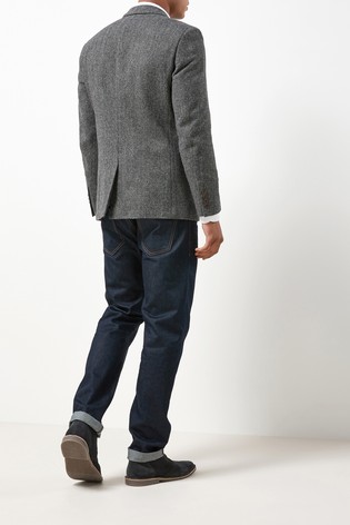 Signature Herringbone Blazer Tailored Fit