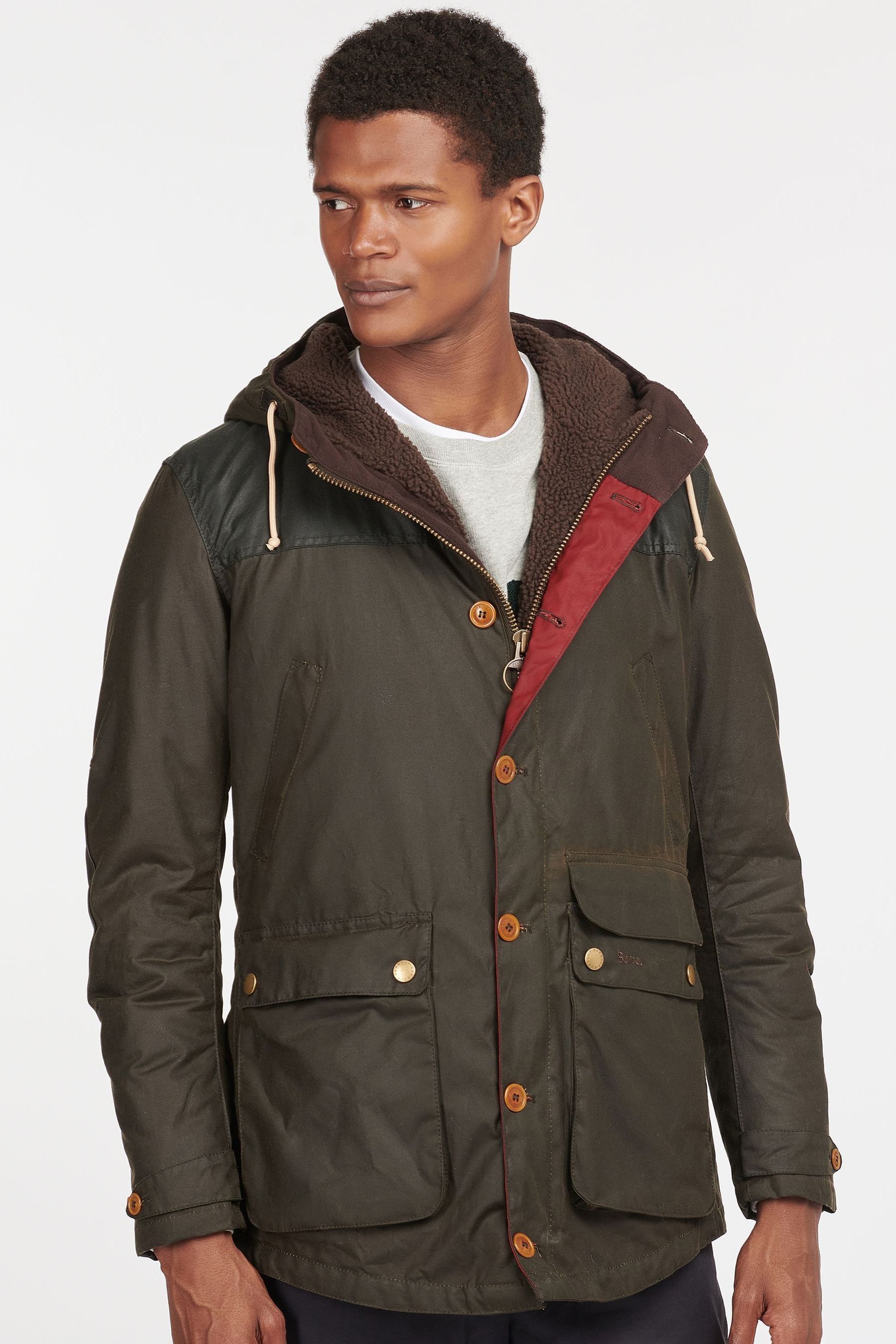 Barbour® Olive Green Game Parka