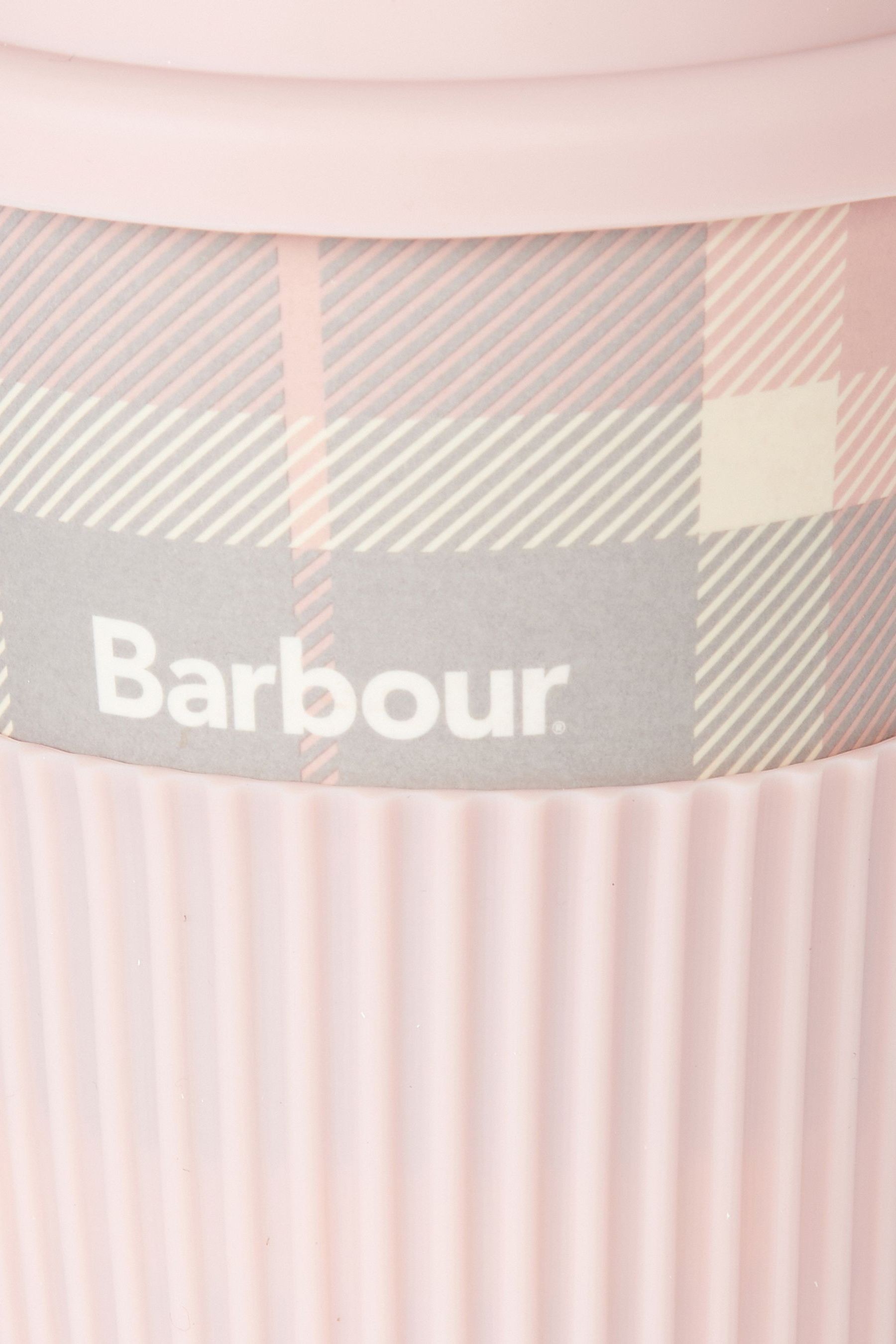 كوب السفر من Barbour® Pink Tartan