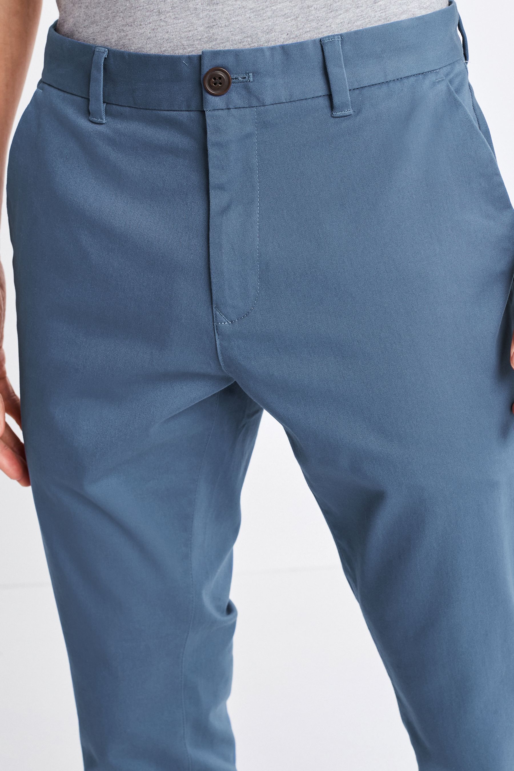 Stretch Chino Trousers Slim Fit