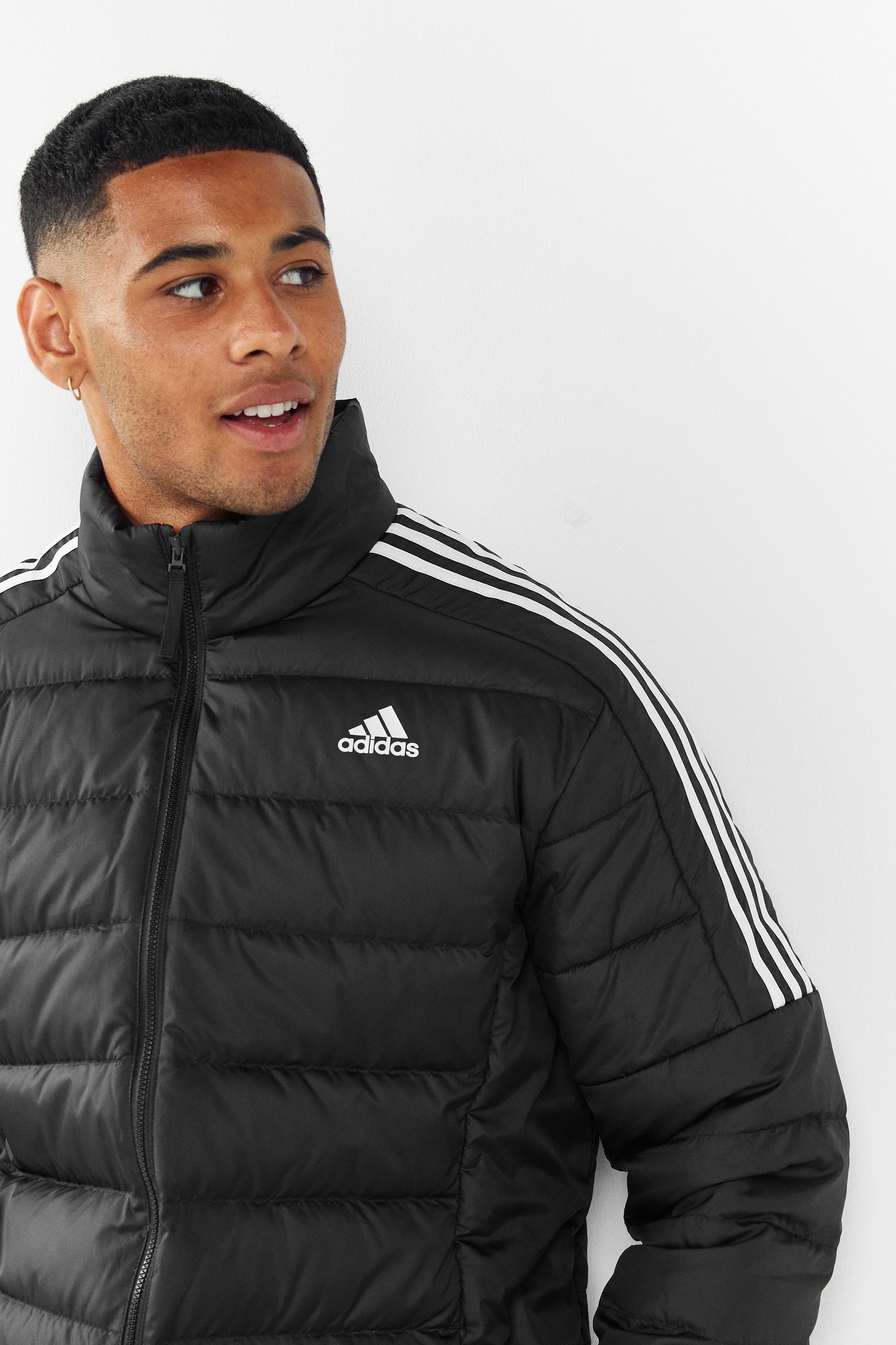 adidas Essential 3 Stripe Down Jacket