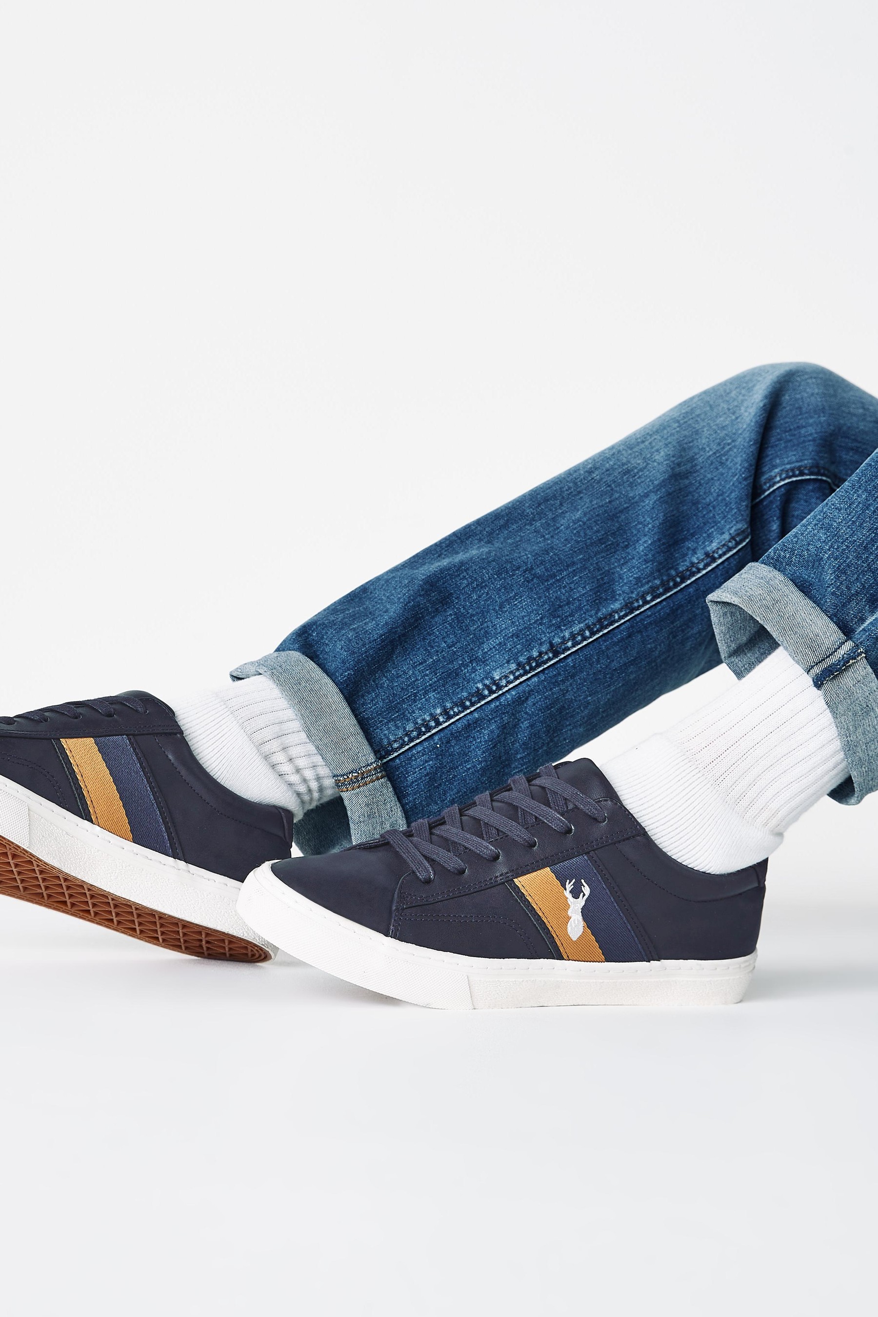 Stripe Stag Trainers