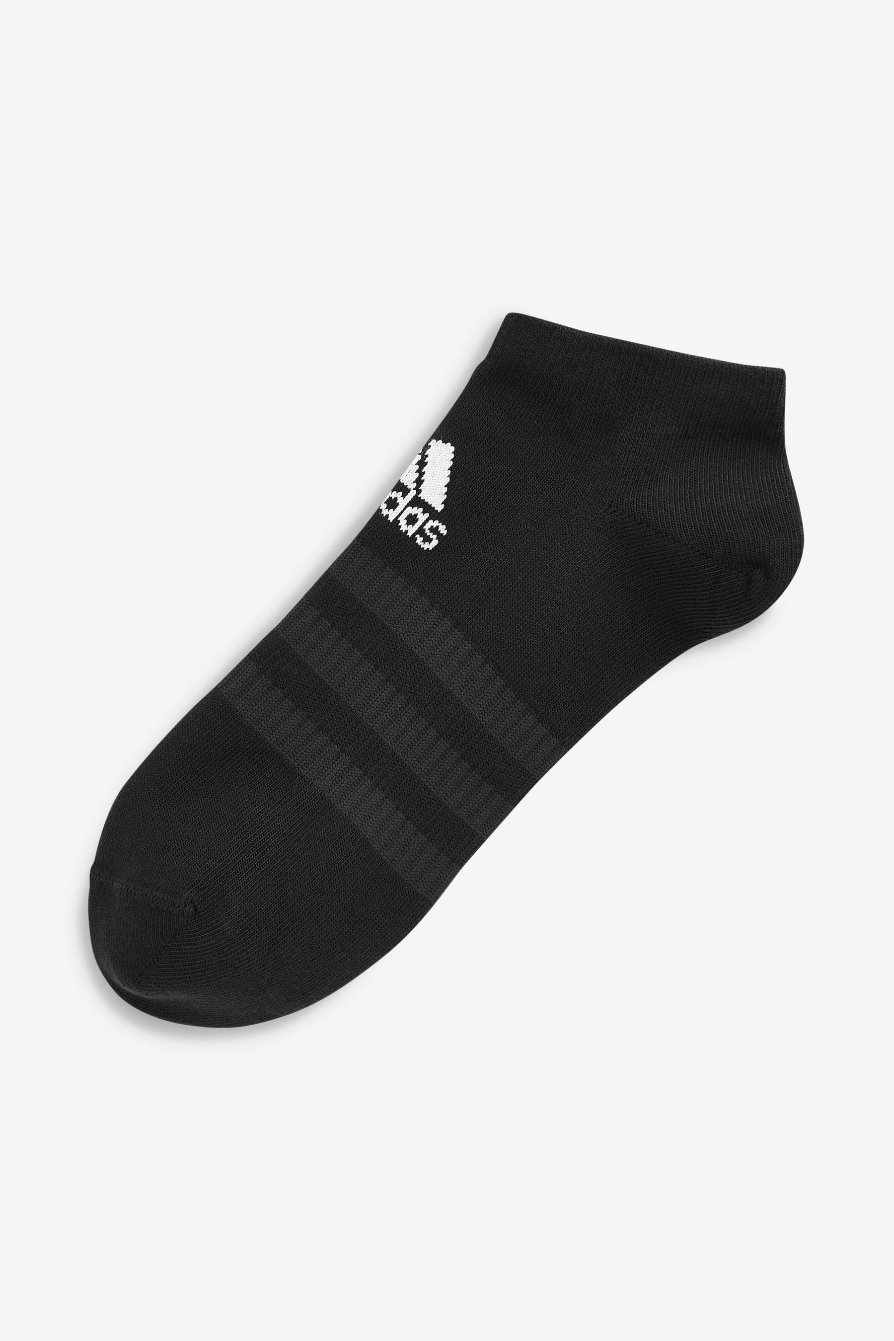 adidas Adult Black Low Trainer Socks 3 Pack