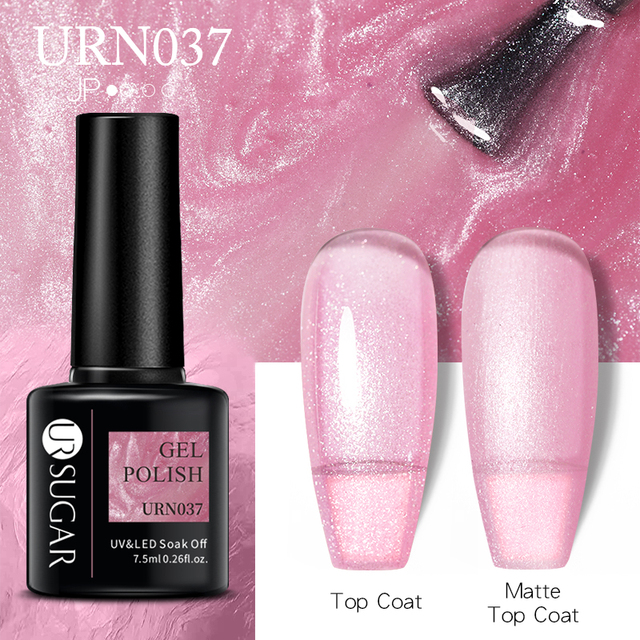 ur sugar 7.5ml gel polish manicure for nails christmas semi permanent vernes top coat soak off uv led gel color glitter varnish