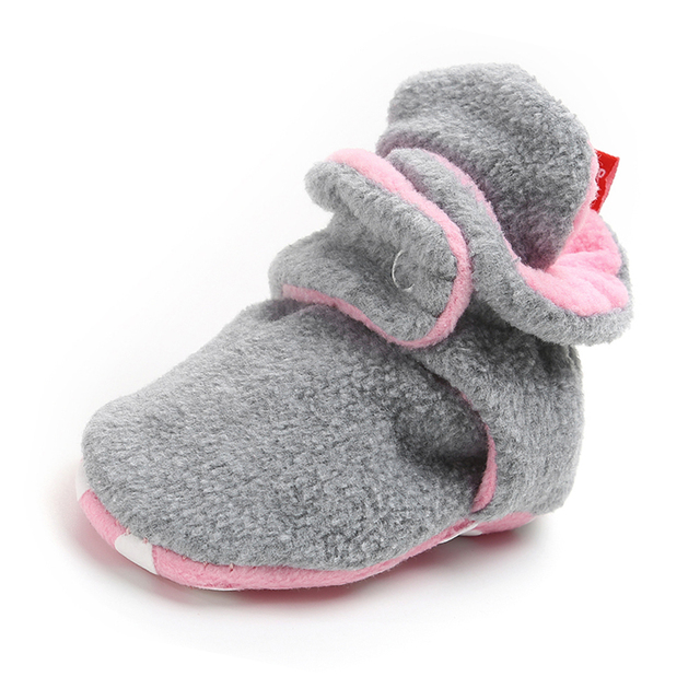 Newborn Baby Socks Shoes Boy Girl Star Toddler First Walkers Socks Cotton Comfort Soft Anti-slip Warm Crib Infant Shoes